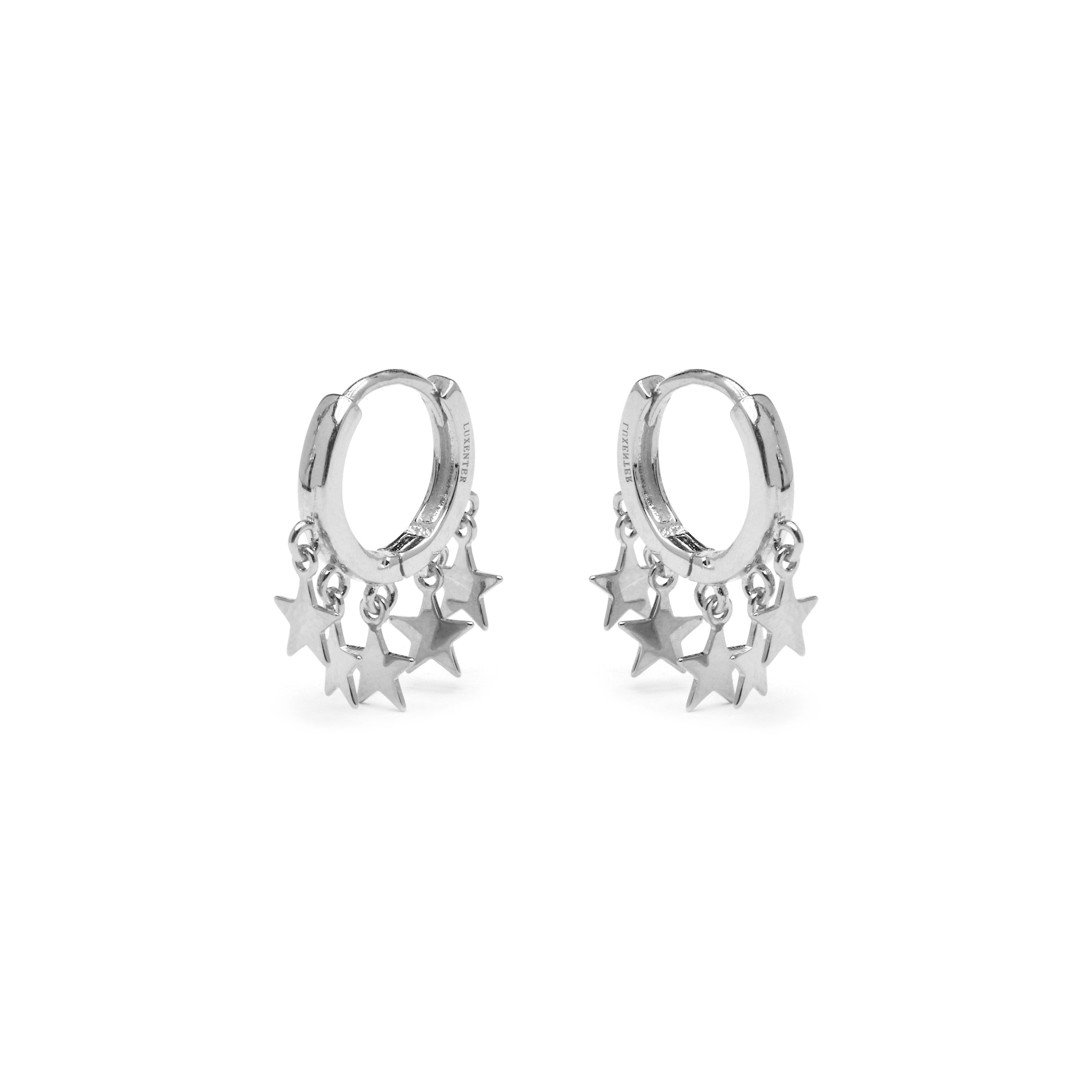Ohrringe aus 925er Sterlingsilber mit Rhodium-Finish - Ruthcia