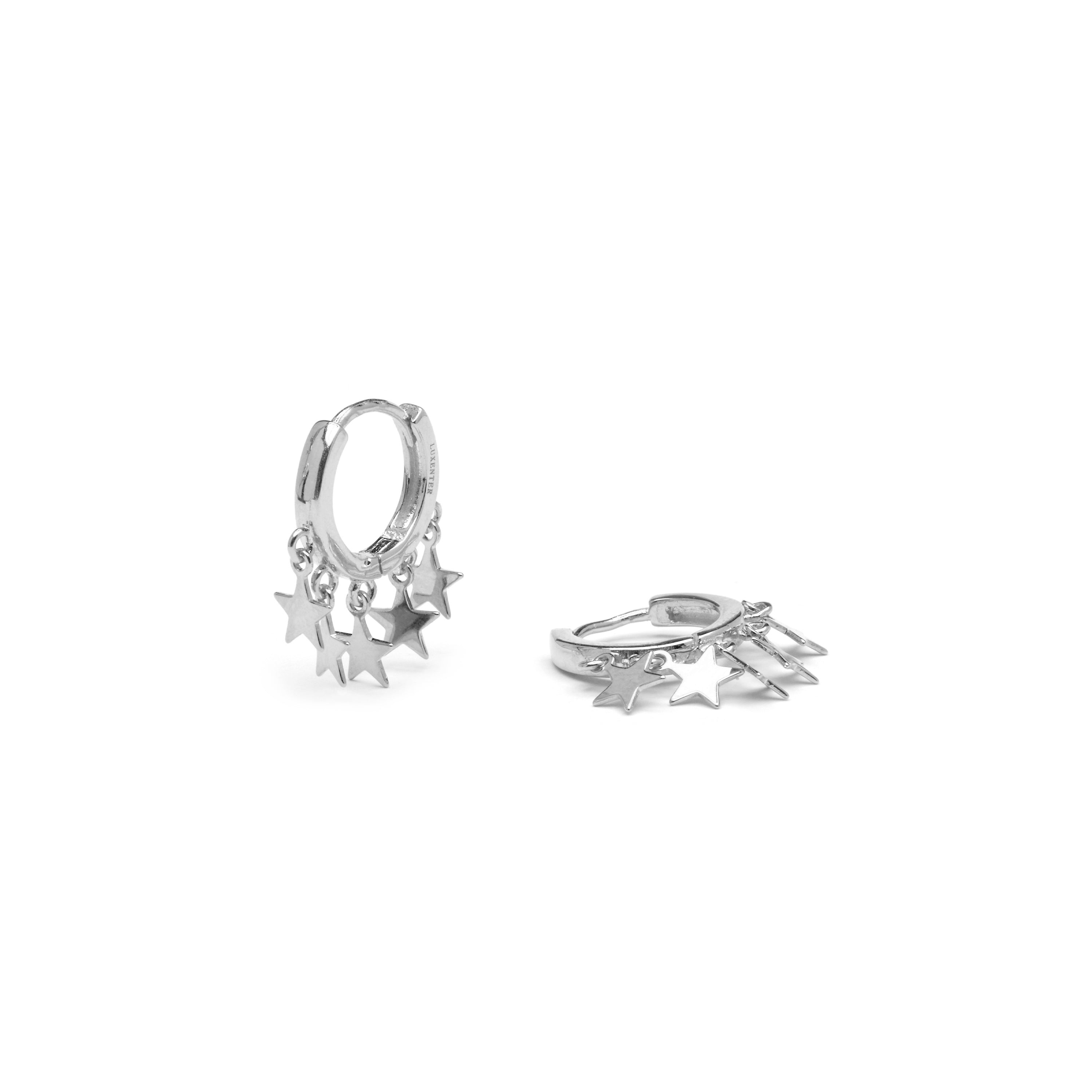 Ohrringe aus 925er Sterlingsilber mit Rhodium-Finish - Ruthcia