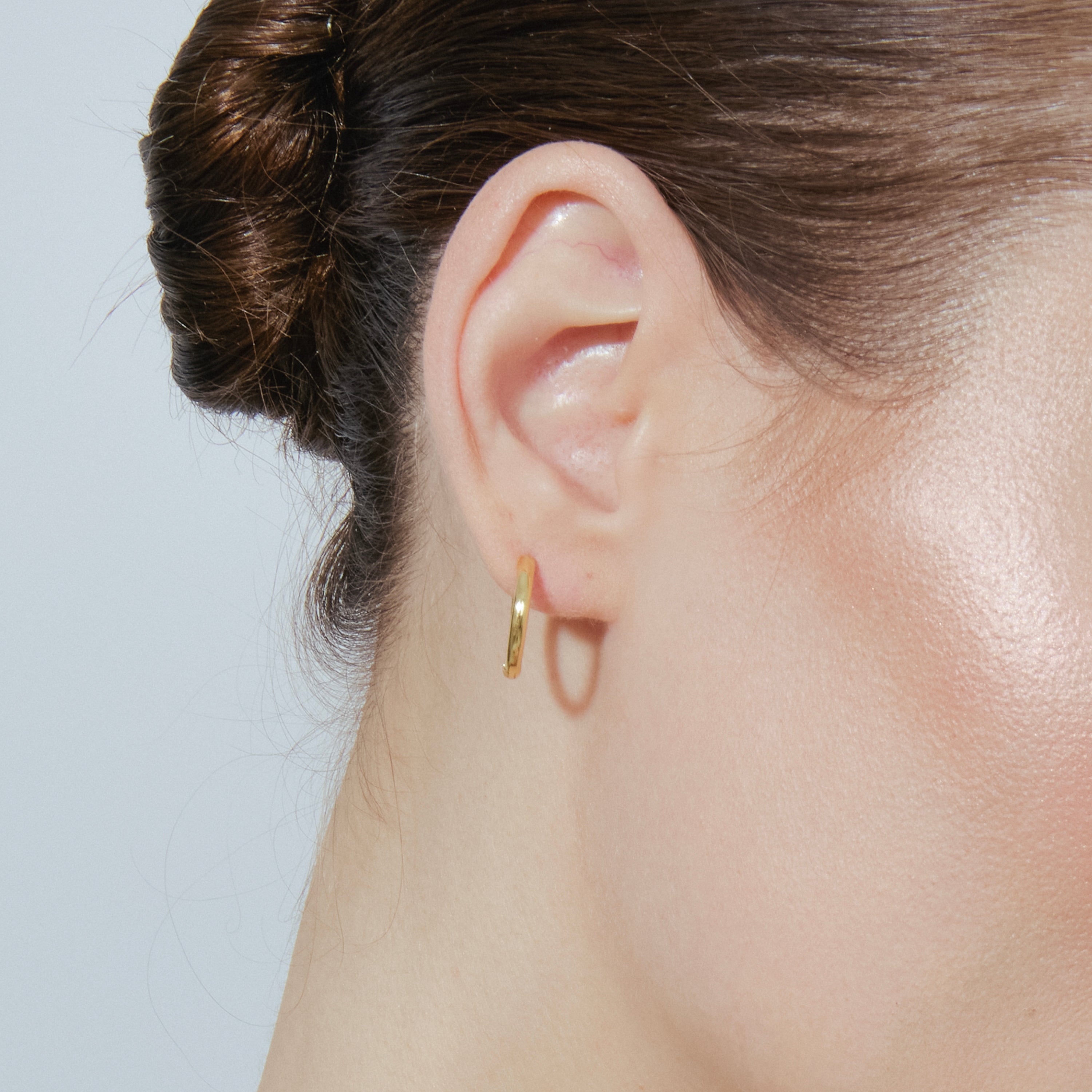 Pendientes de Plata de Ley 925 acabados en oro amarillo 18K - Edum