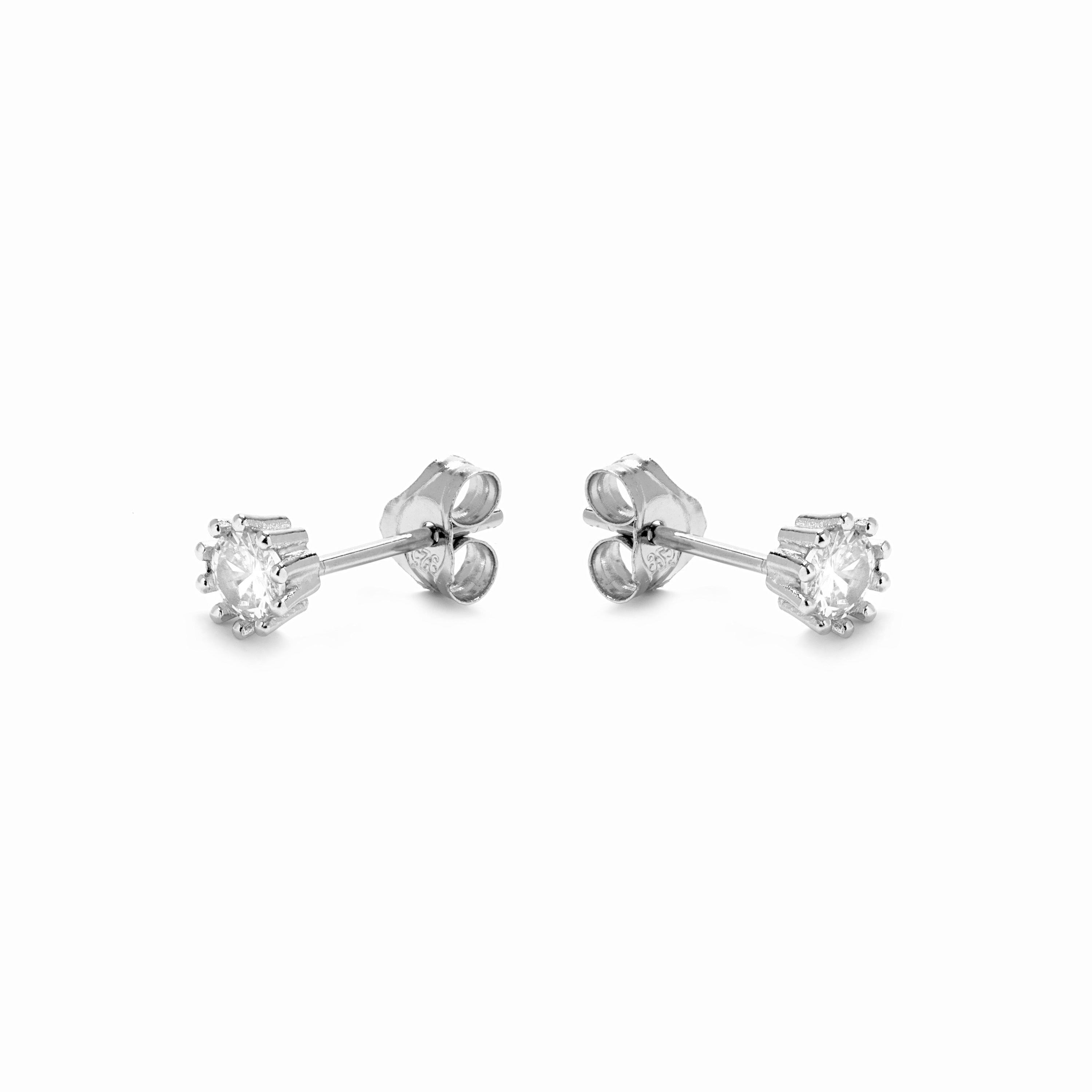 Boucles d'oreilles Shelat en argent sterling 925