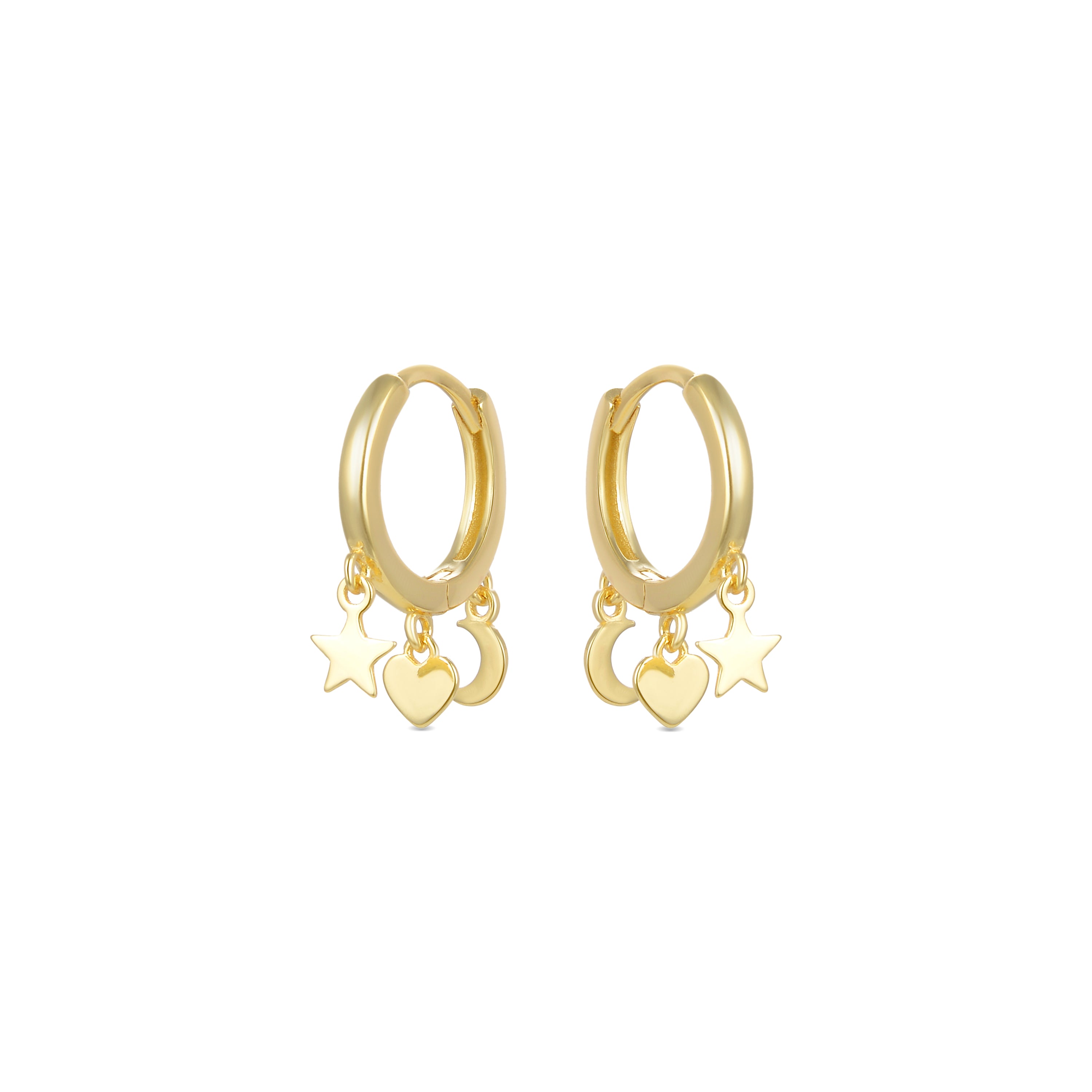 Boucles d'oreilles Zaccus en argent sterling 925