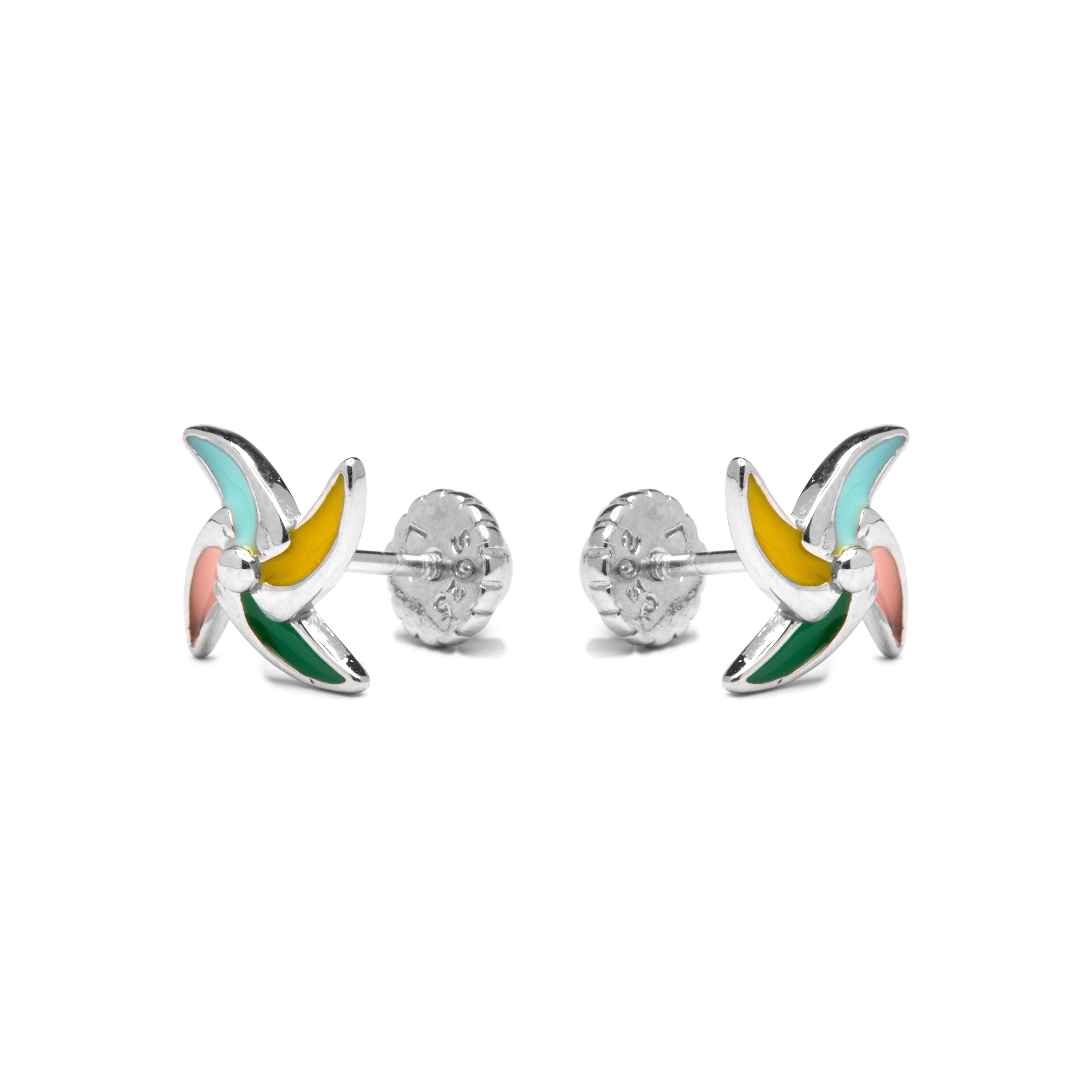 Pendientes de Plata de Ley 925 acabados en rodio - Kaday