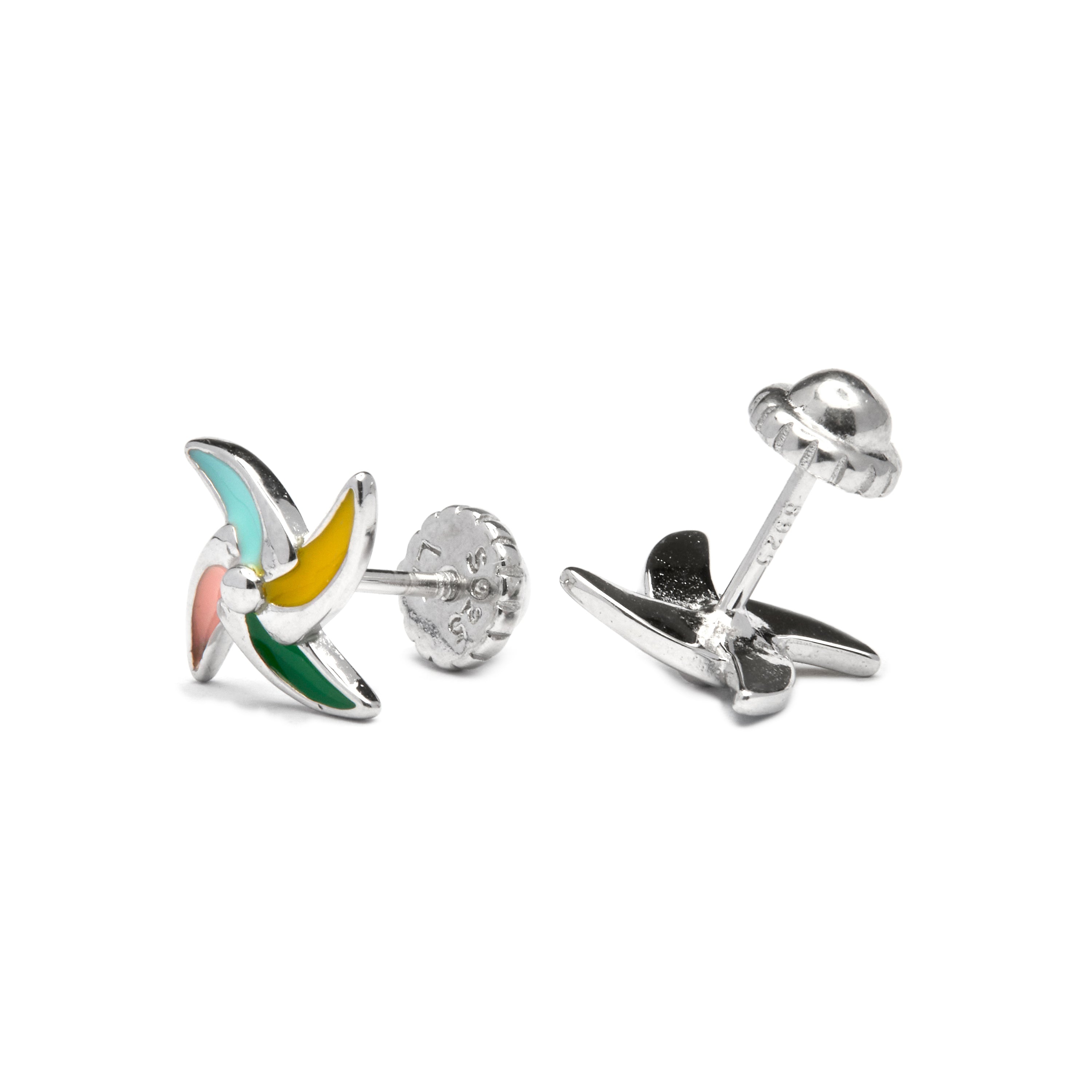 Pendientes de Plata de Ley 925 acabados en rodio - Kaday