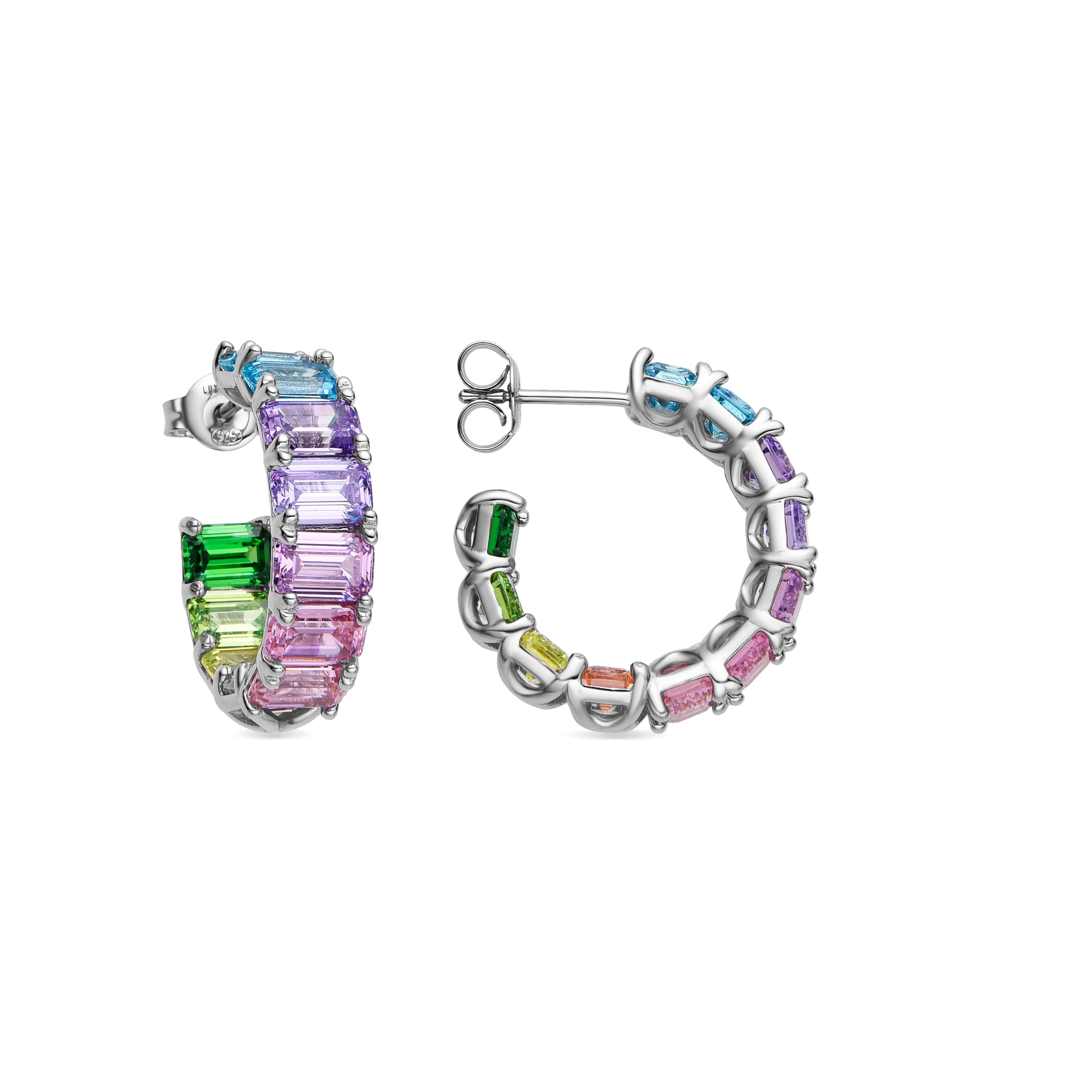 Boucles d'oreilles Syruo en argent sterling 925