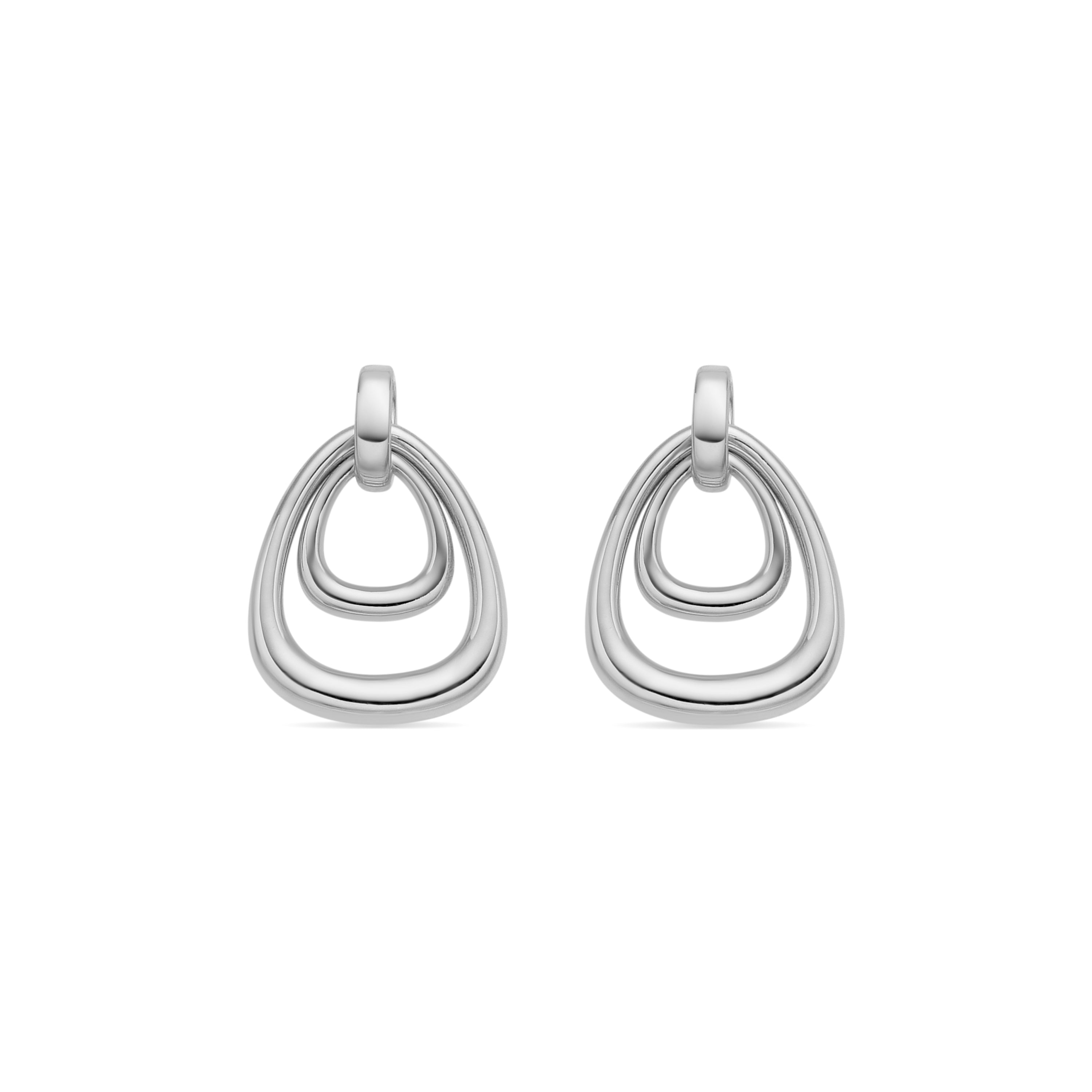 925 Silver Rhodium Finished Earrings - Almiol
