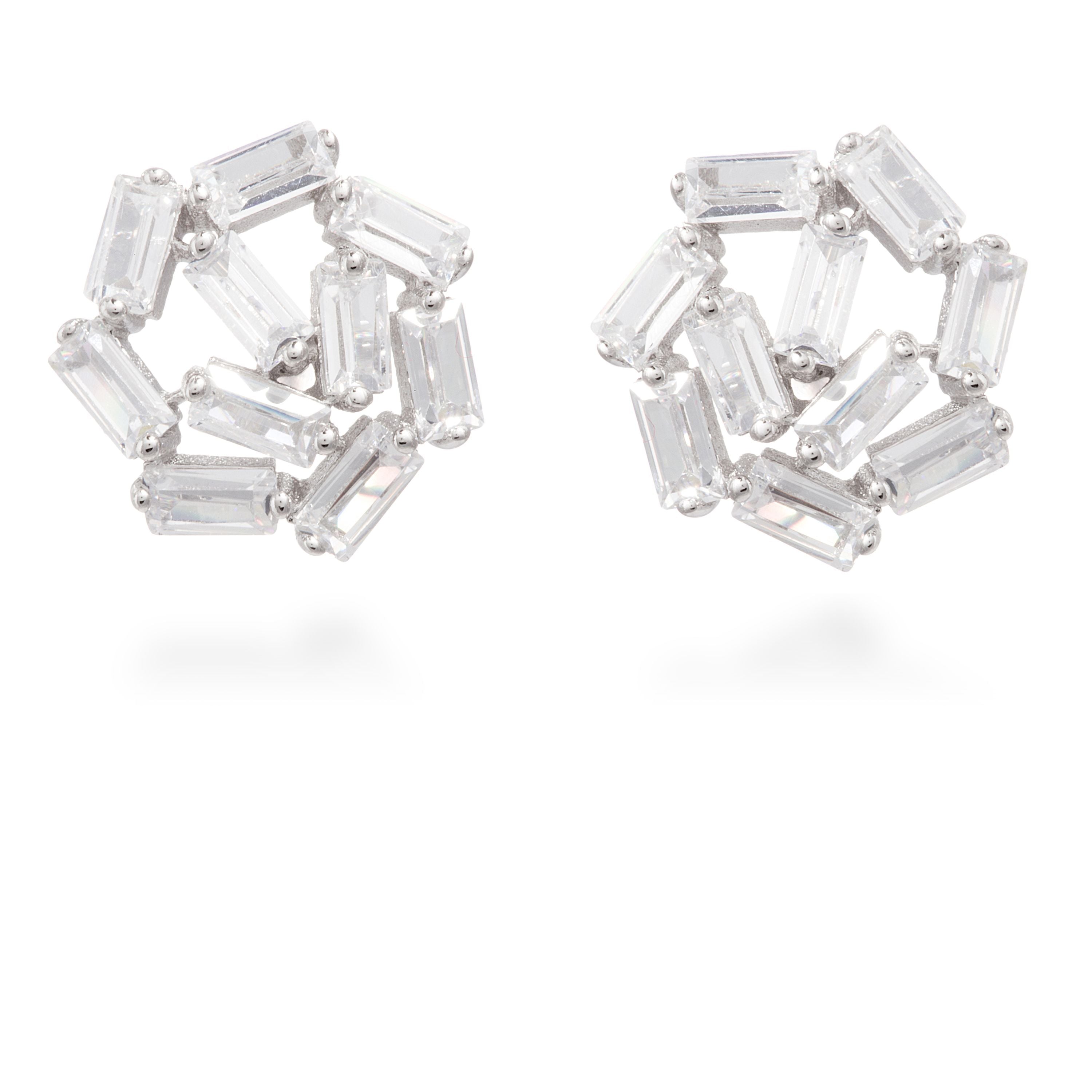 Boucles d'oreilles en argent sterling 925 Saxe