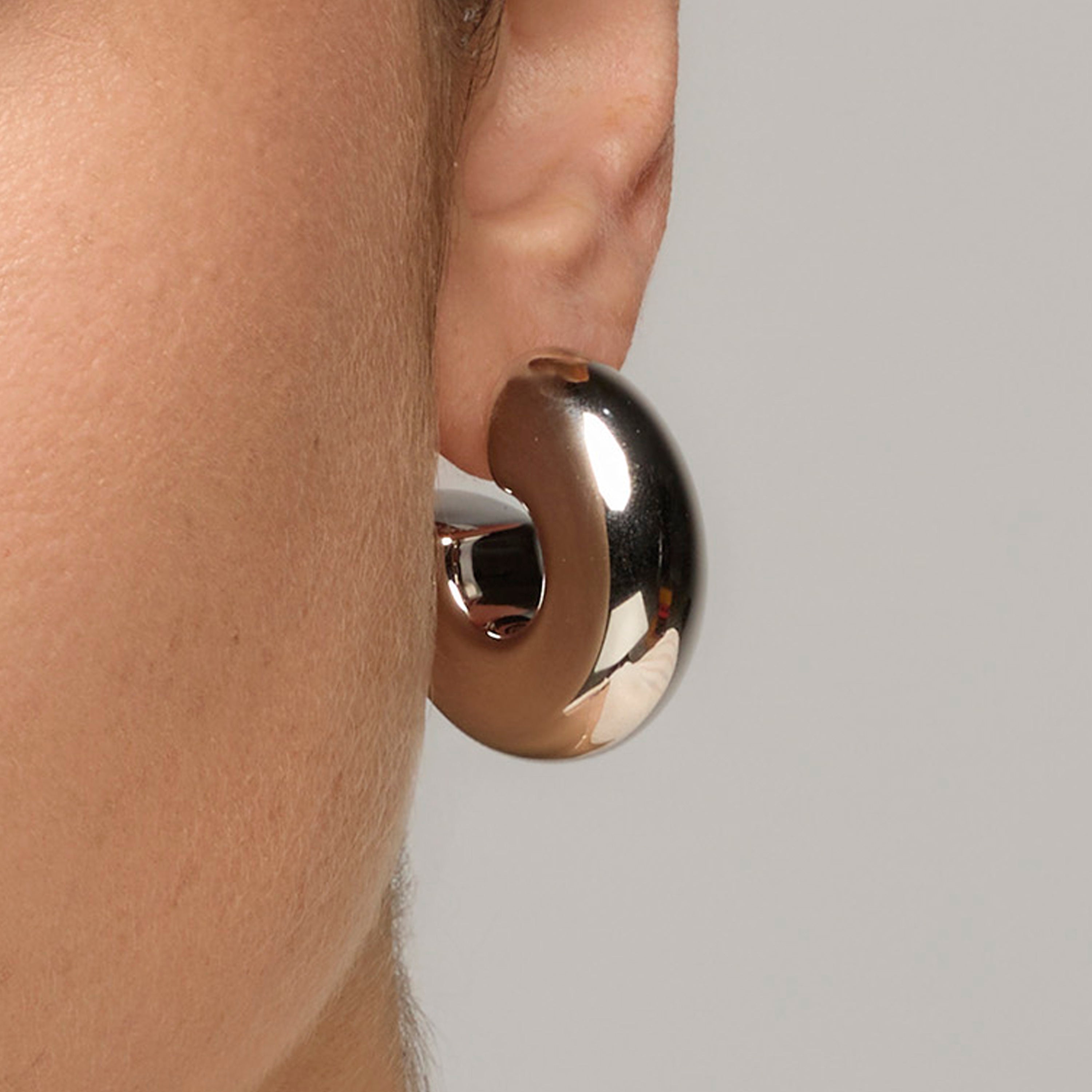 925 Sterling Silver Earrings with rhodium finish - Fike