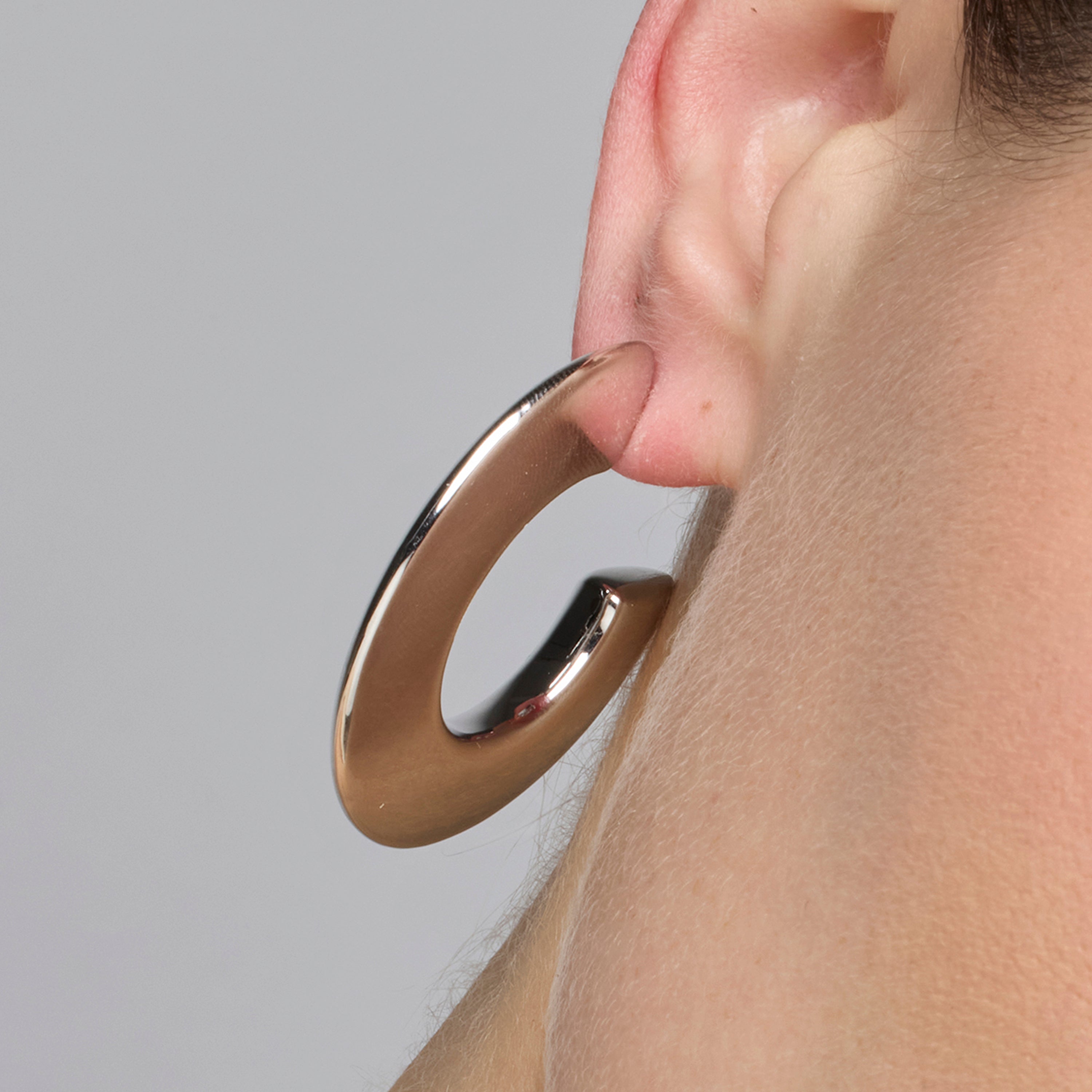 925 Sterling Silver Earrings with Rhodium Finish - Likol