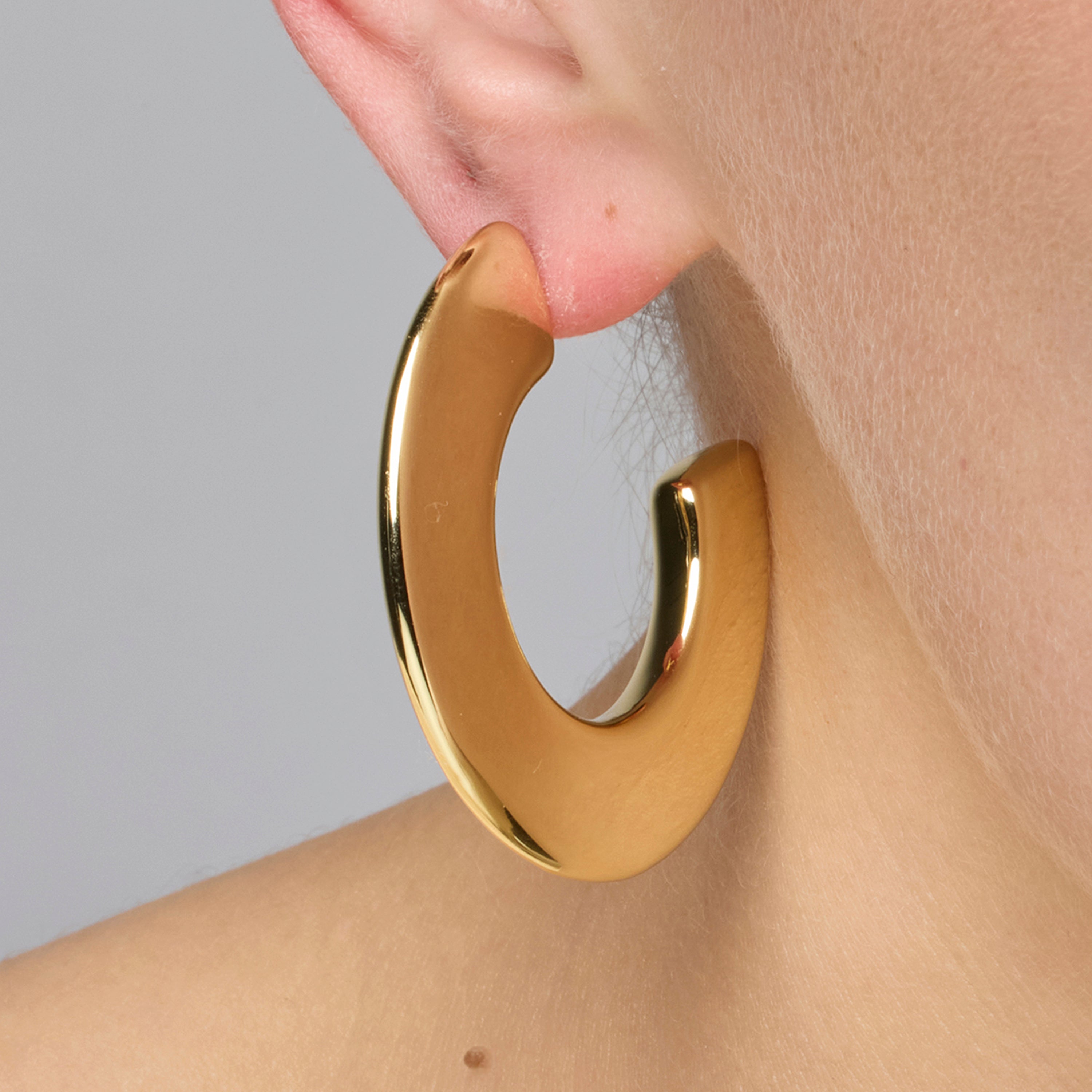 Pendientes de Plata de Ley 925 acabado oro amarillo de 18k - Likol