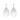 925 Sterling Silver Earrings with Bright Cubic Zirconia Rhodium Finish - Thidal