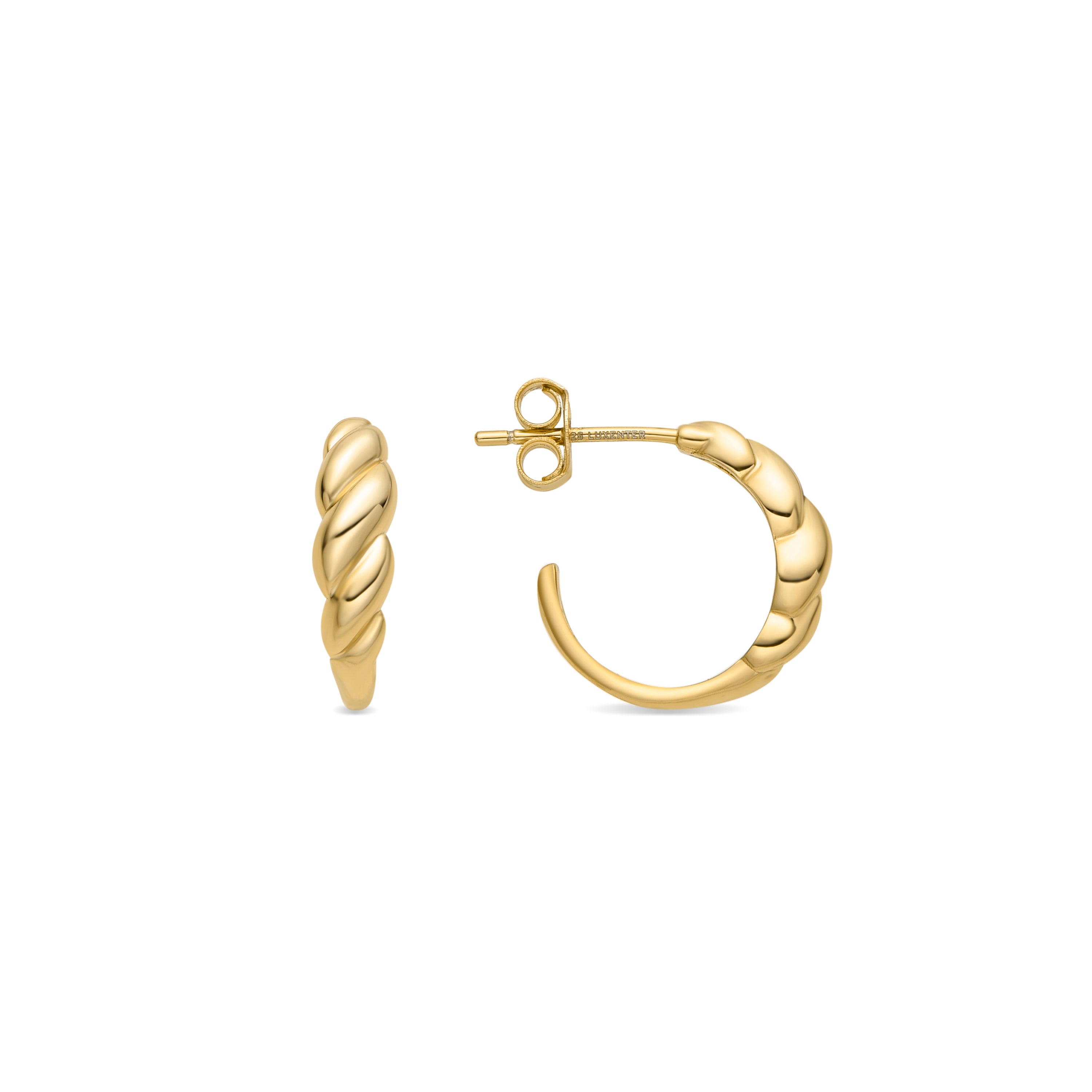 Brincos de Prata de Lei 925 com Acabamento em Ouro 18K - Gilsi