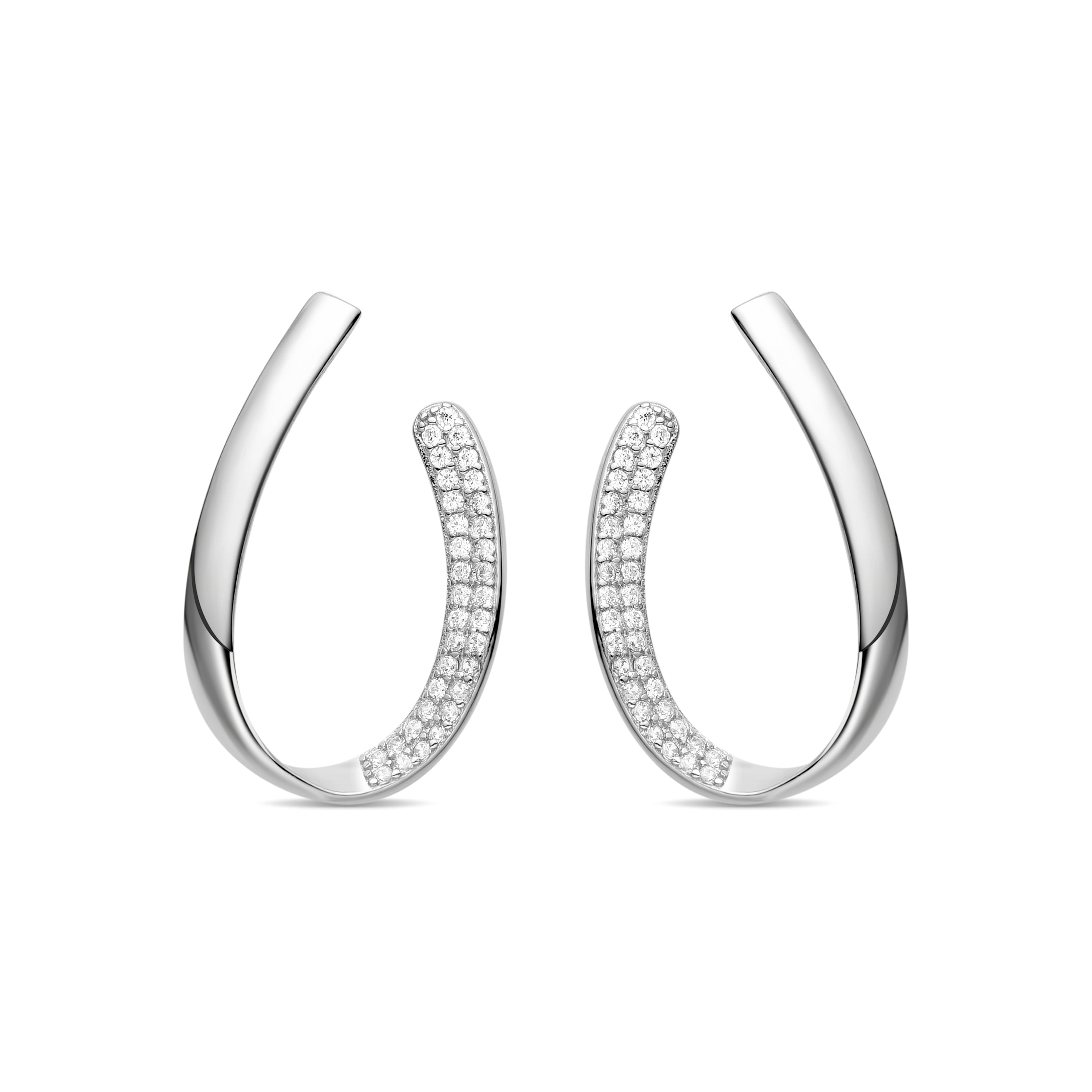 Boucles d'oreilles Omo en argent sterling 925