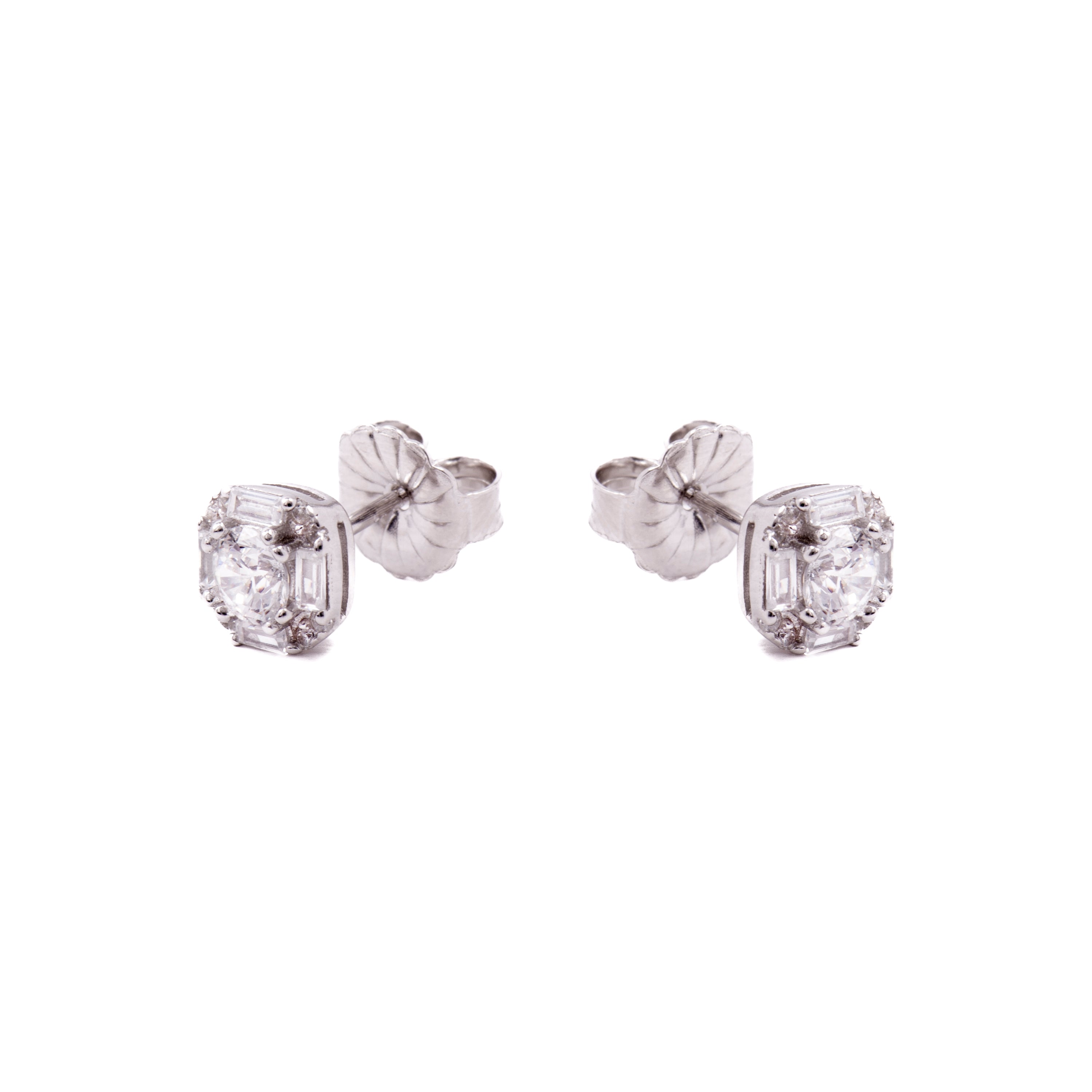 Boucles d'oreilles en argent sterling 925 Dyadu