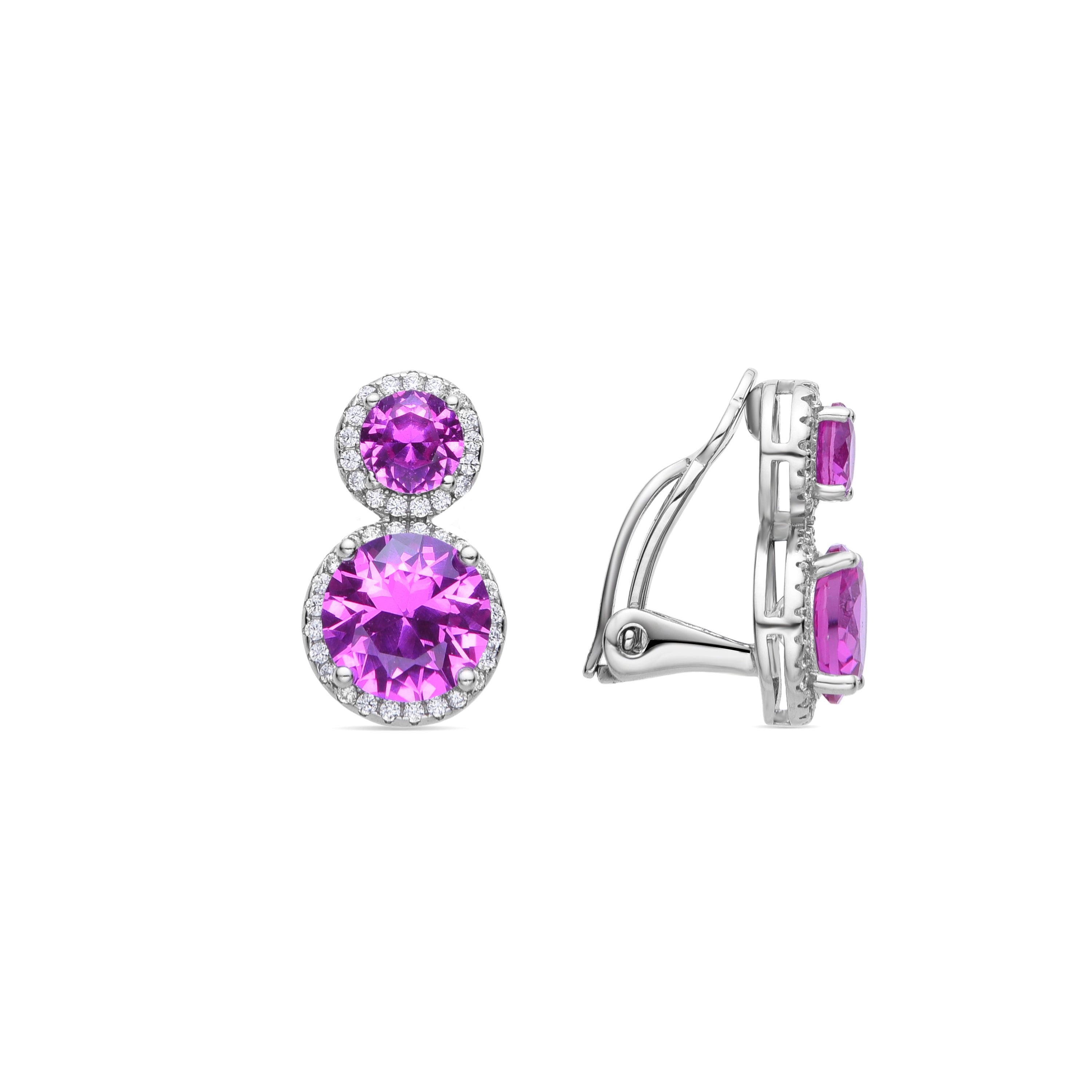 Boucles d'oreilles Pruka en argent sterling 925