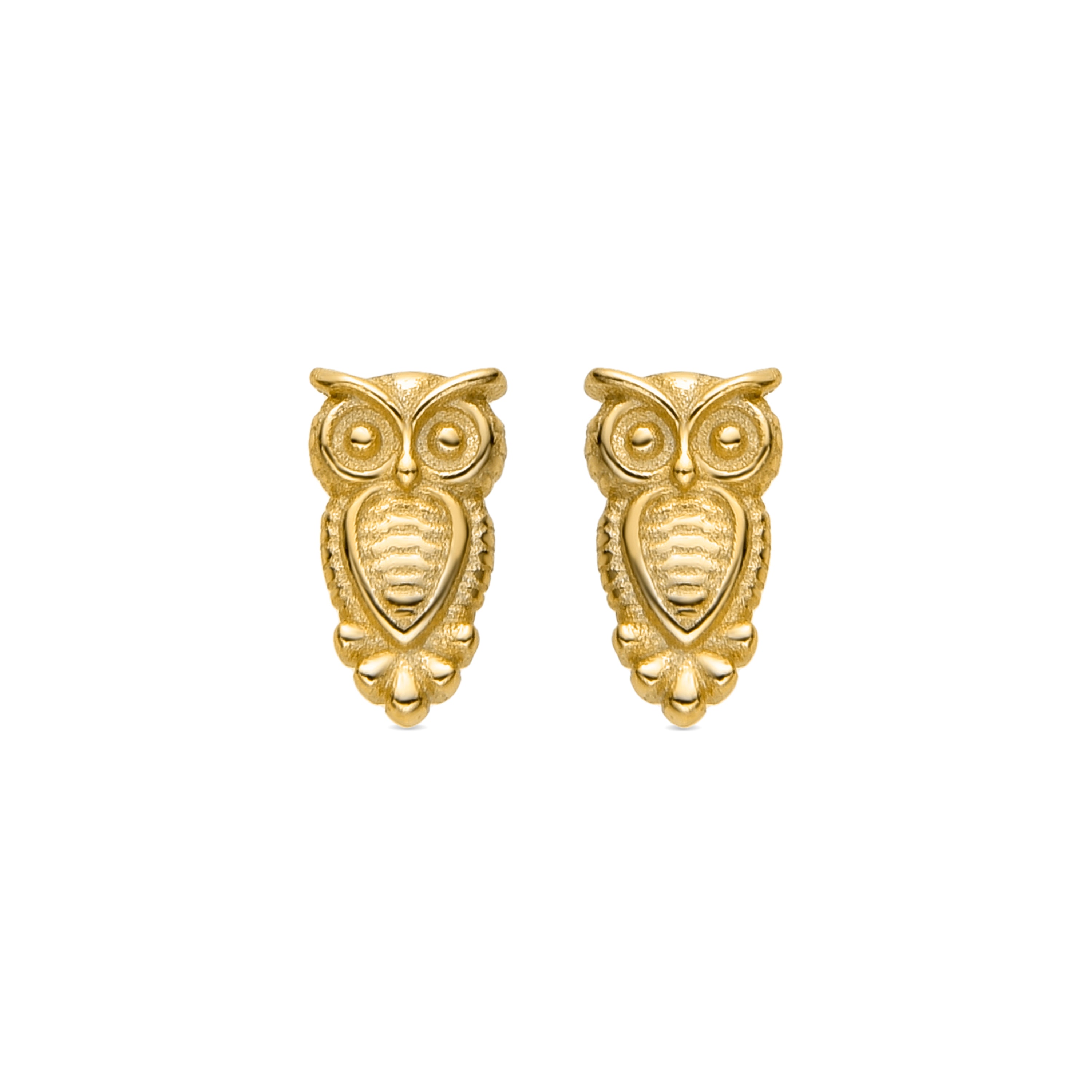 Pendientes de Plata de Ley 925 Acabado  Oro de 18K - Niarz