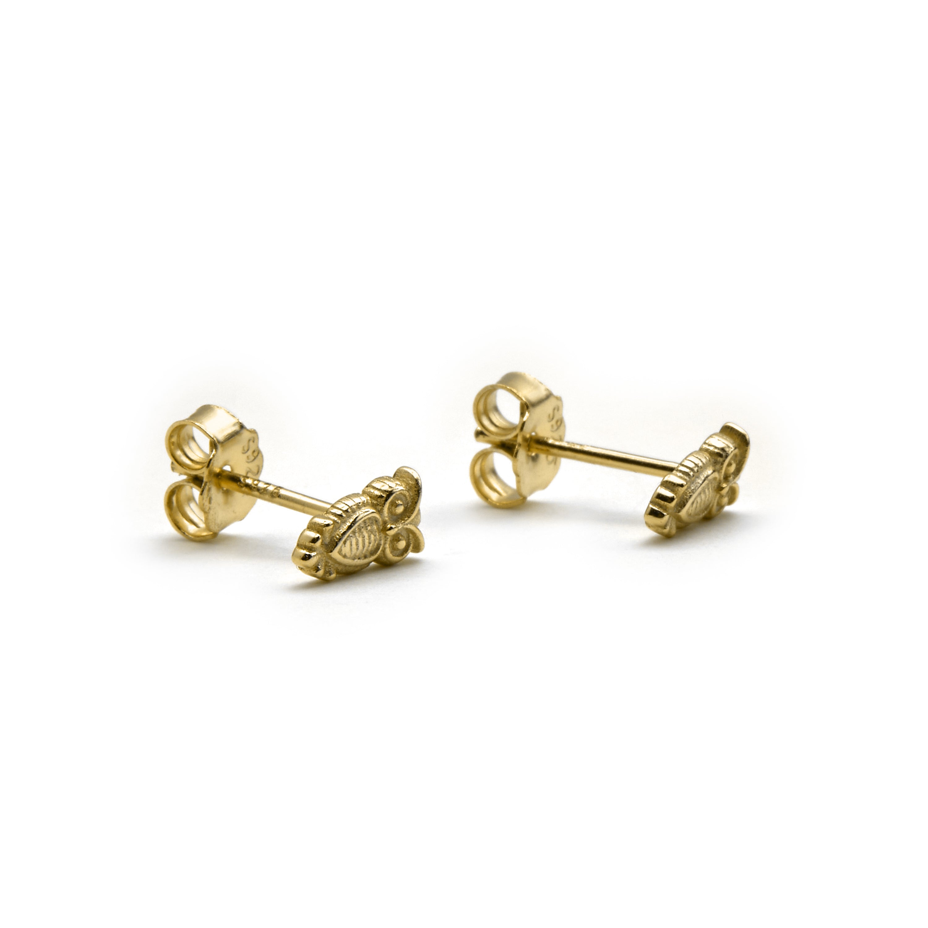 Brincos de Prata de Lei 925 com Acabamento em Ouro de 18K - Niarz