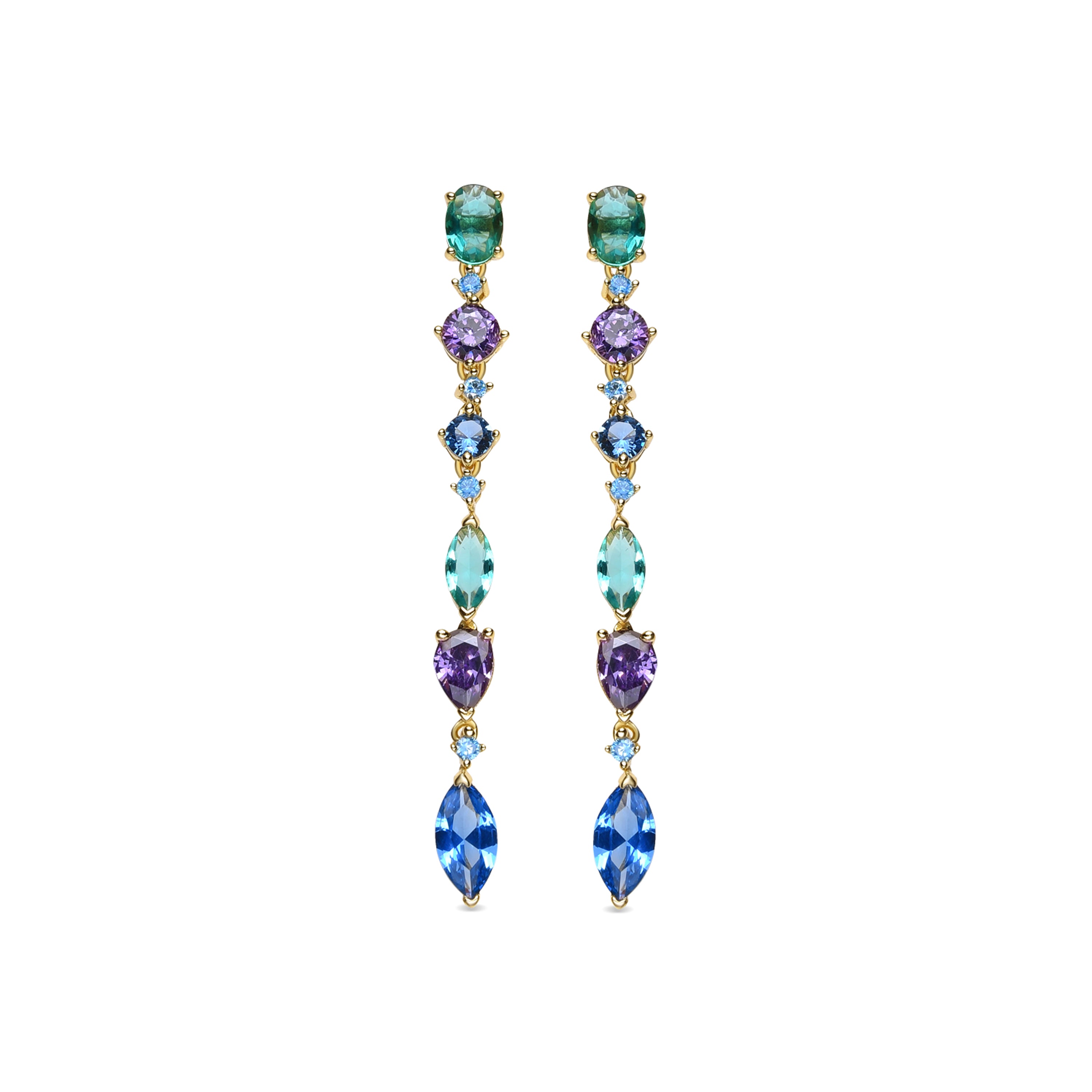 Boucles d'oreilles Samaa en argent sterling 925