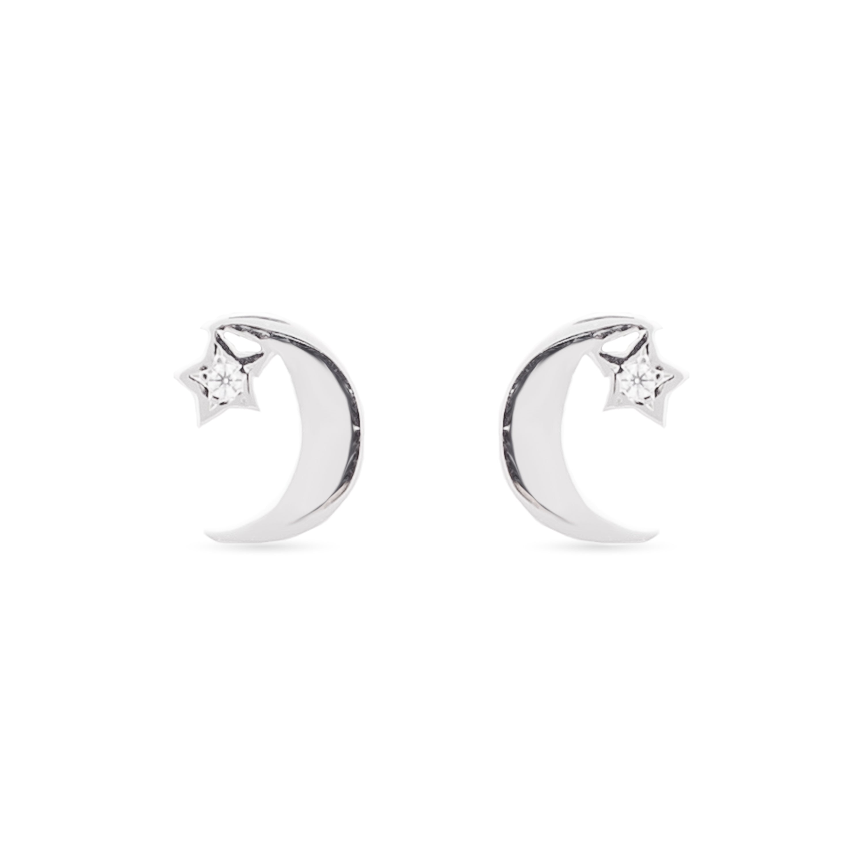 Boucles d'oreilles en argent sterling 925 finition rhodiée - Essential