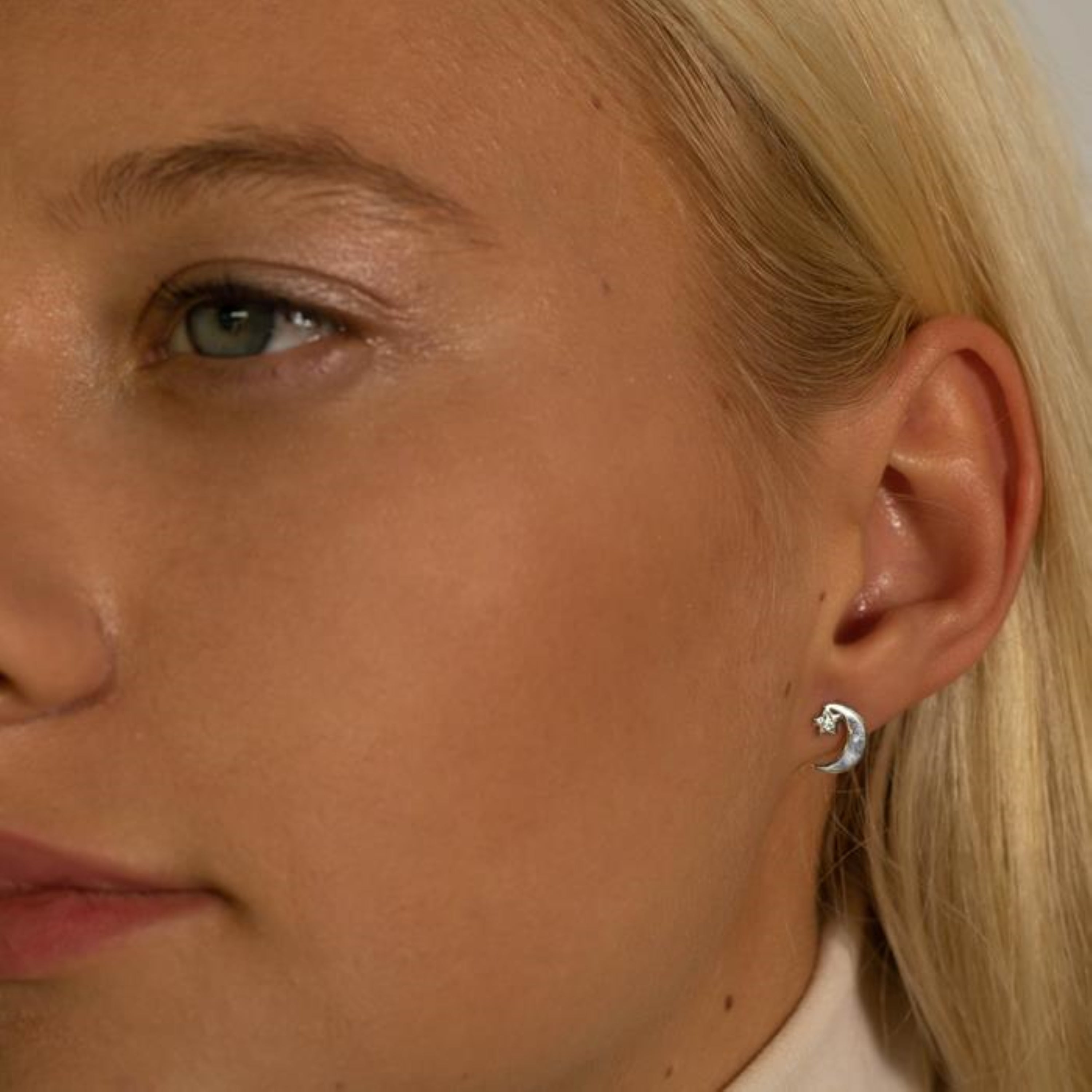 Boucles d'oreilles en argent sterling 925 finition rhodiée - Essential