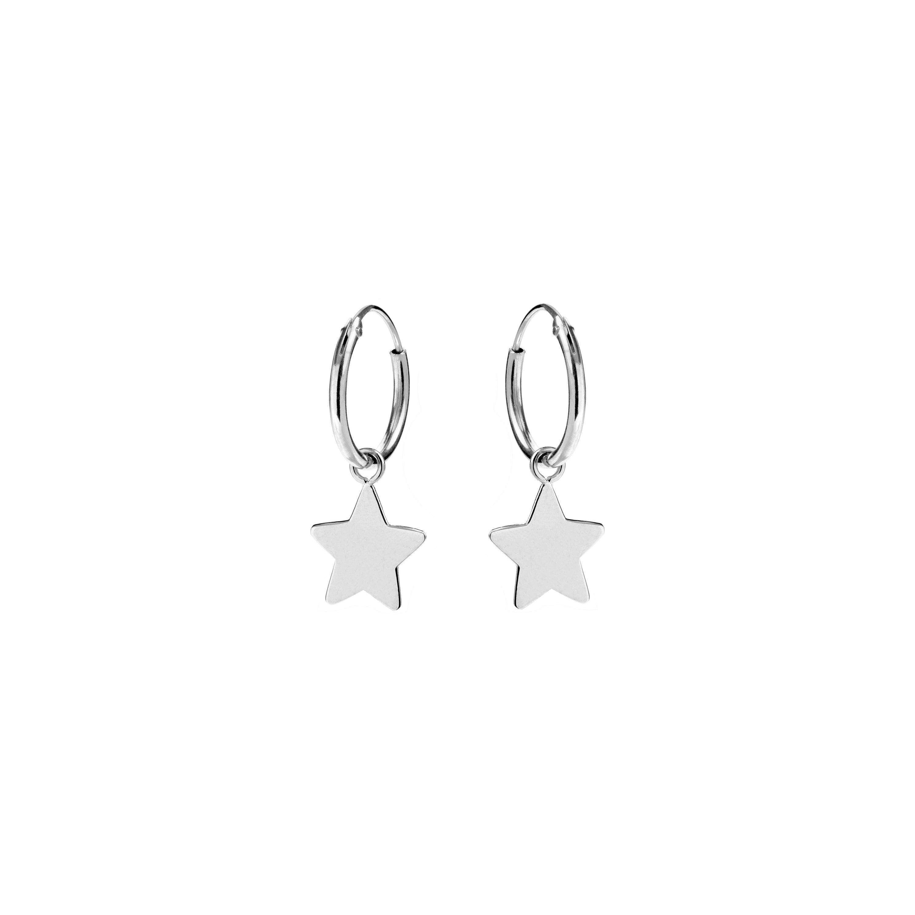 Pendientes de Plata de Ley 925 acabados en rodio - Essential