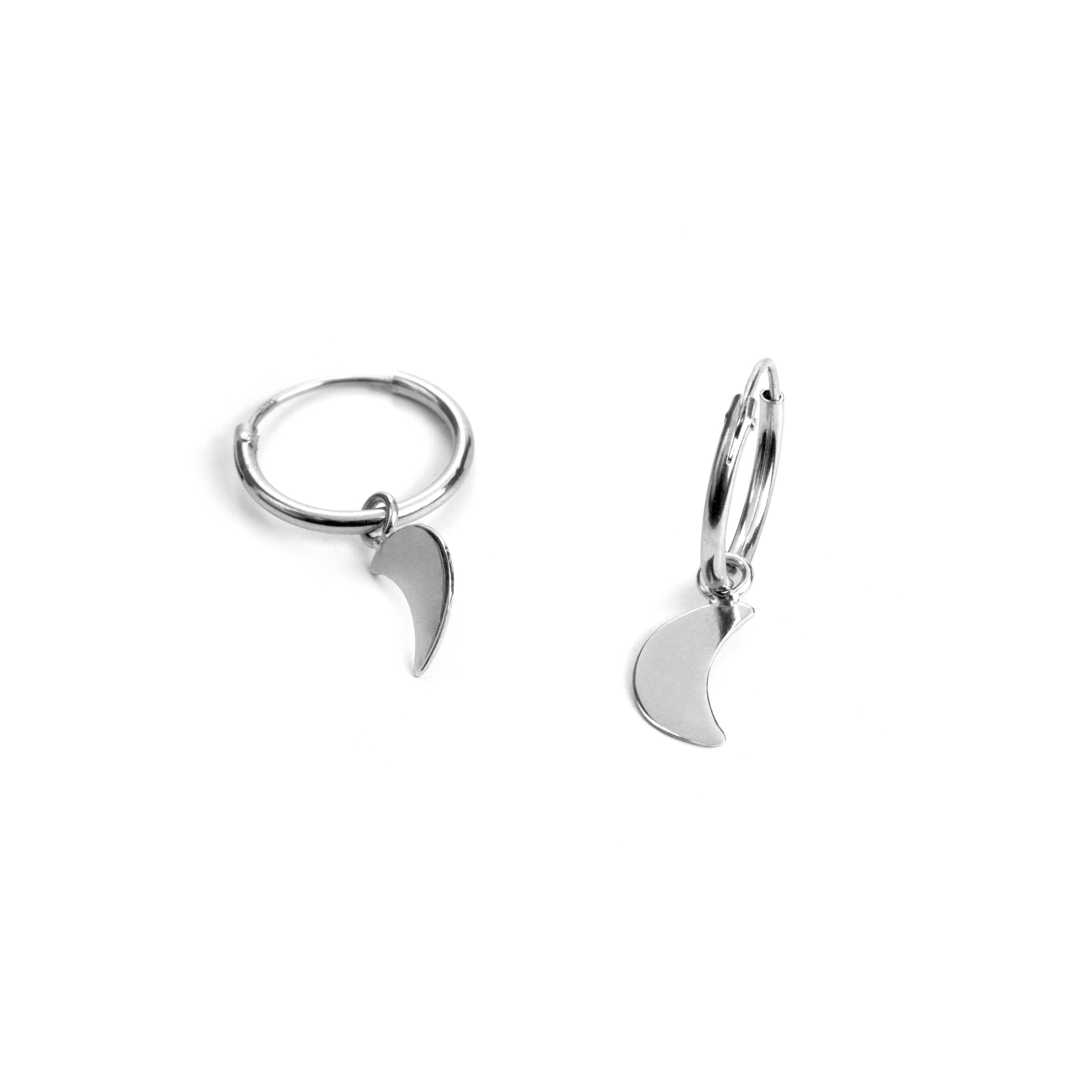 Orecchini in Argento Sterling 925 finiti in rodio - Essential