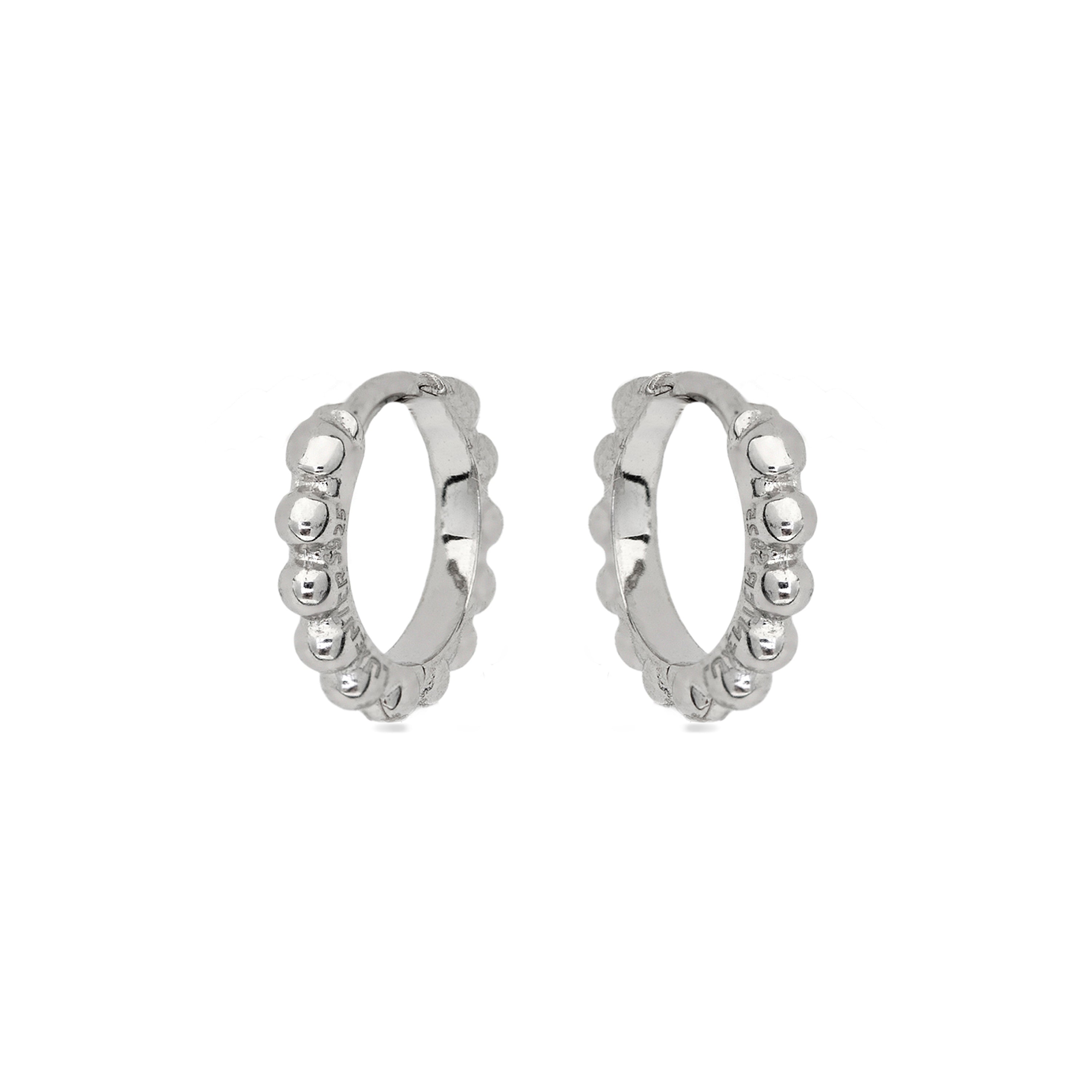 Pendientes de Plata de Ley 925 acabados en rodio - Ledis