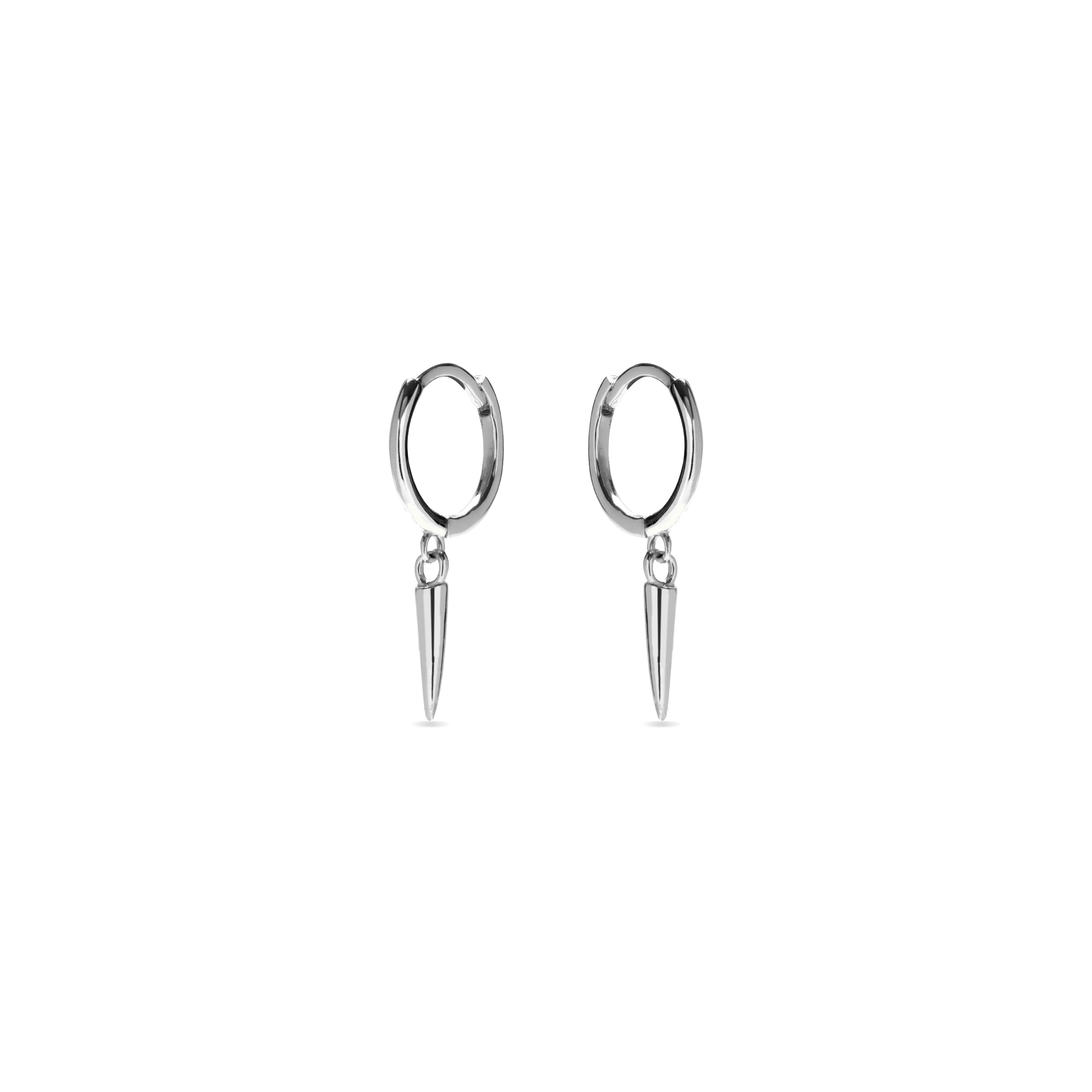 Pendientes Lisad Plata De Ley 925