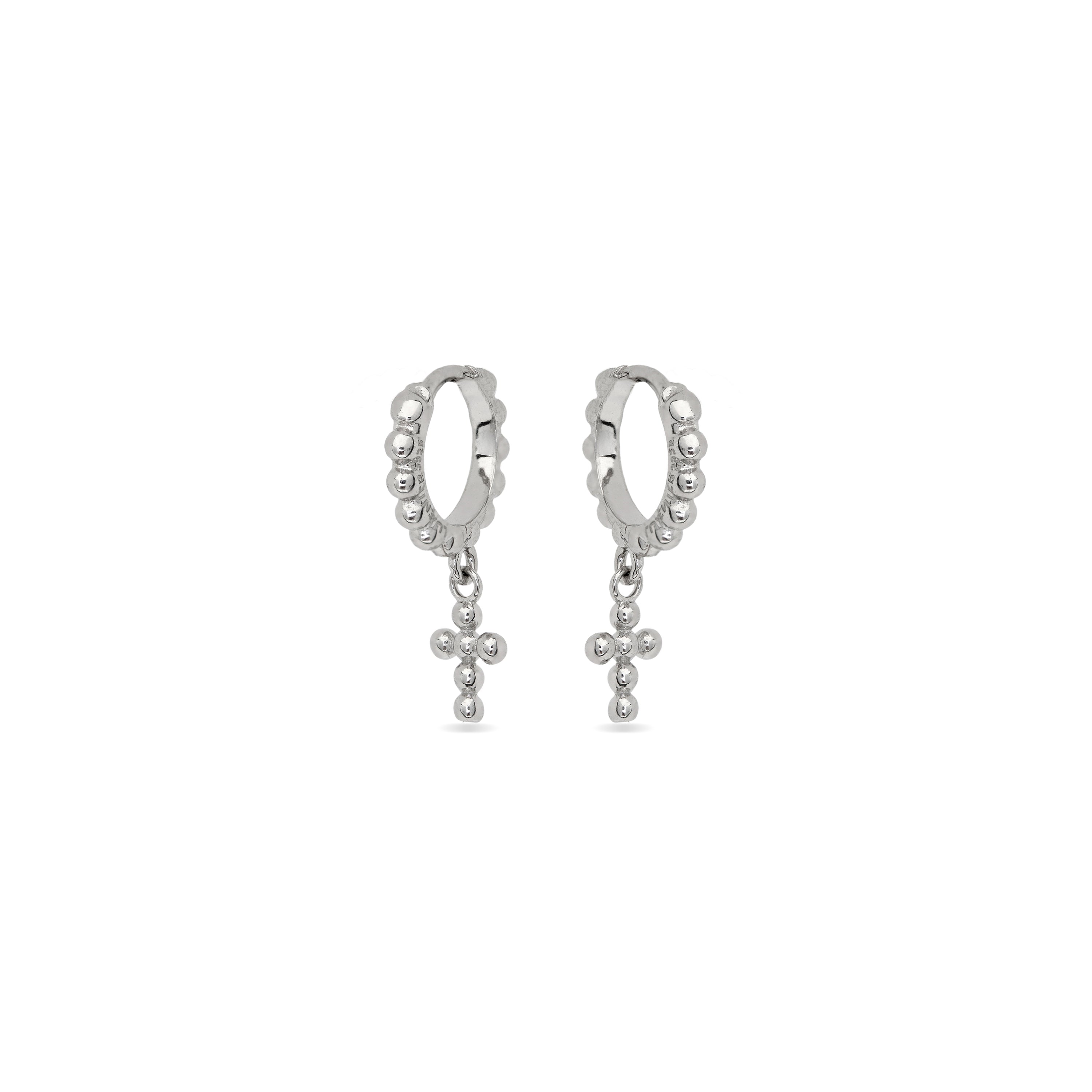 Boucles d'oreilles Andrax en argent sterling 925