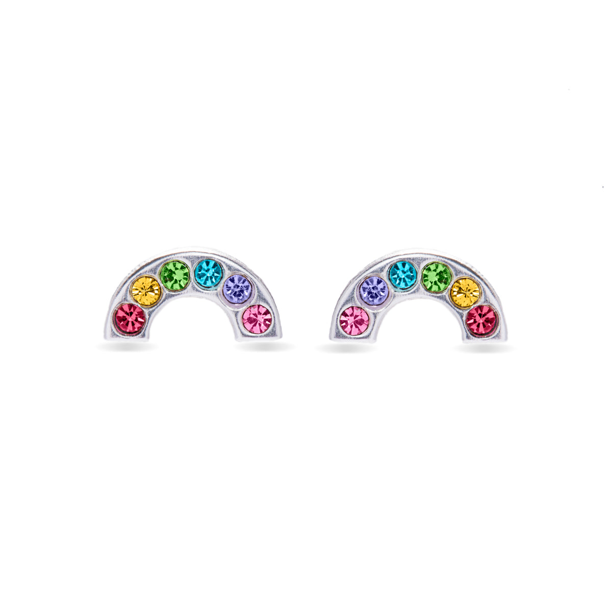 Rainbow Earrings 925 Sterling Silver