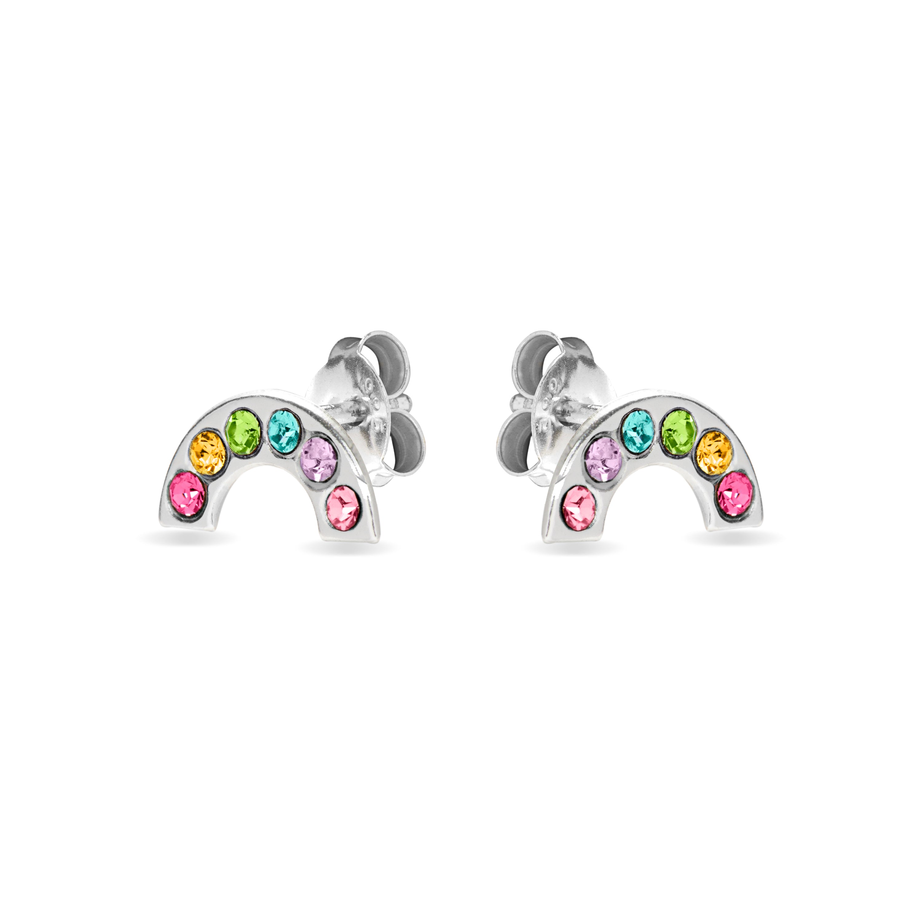 Rainbow Earrings 925 Sterling Silver