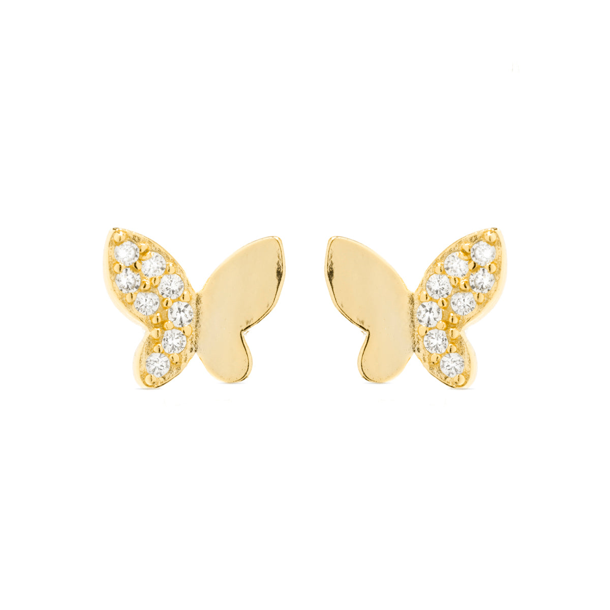 Boucles d'oreilles papillon en argent sterling 925