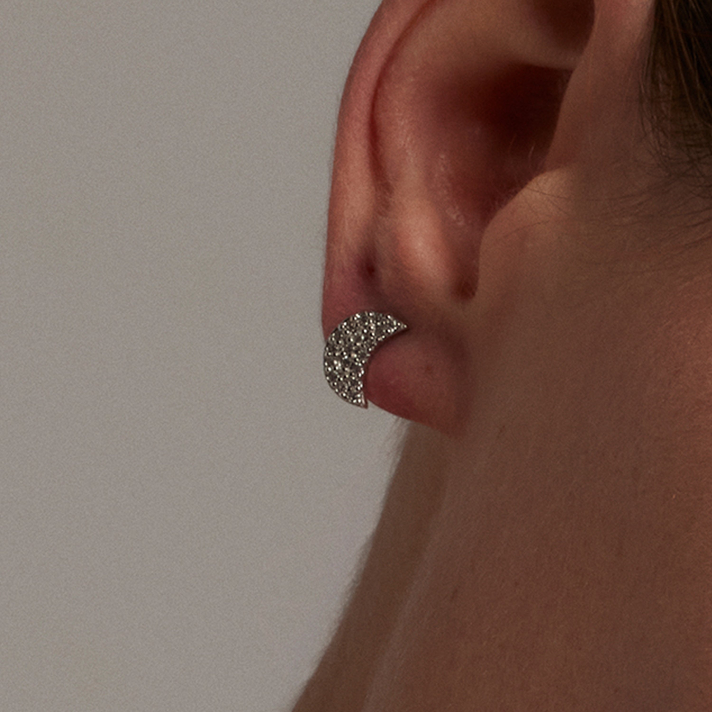 Pendientes de Plata de Ley 925 y Circonita Brillante acabados en rodio - Duver