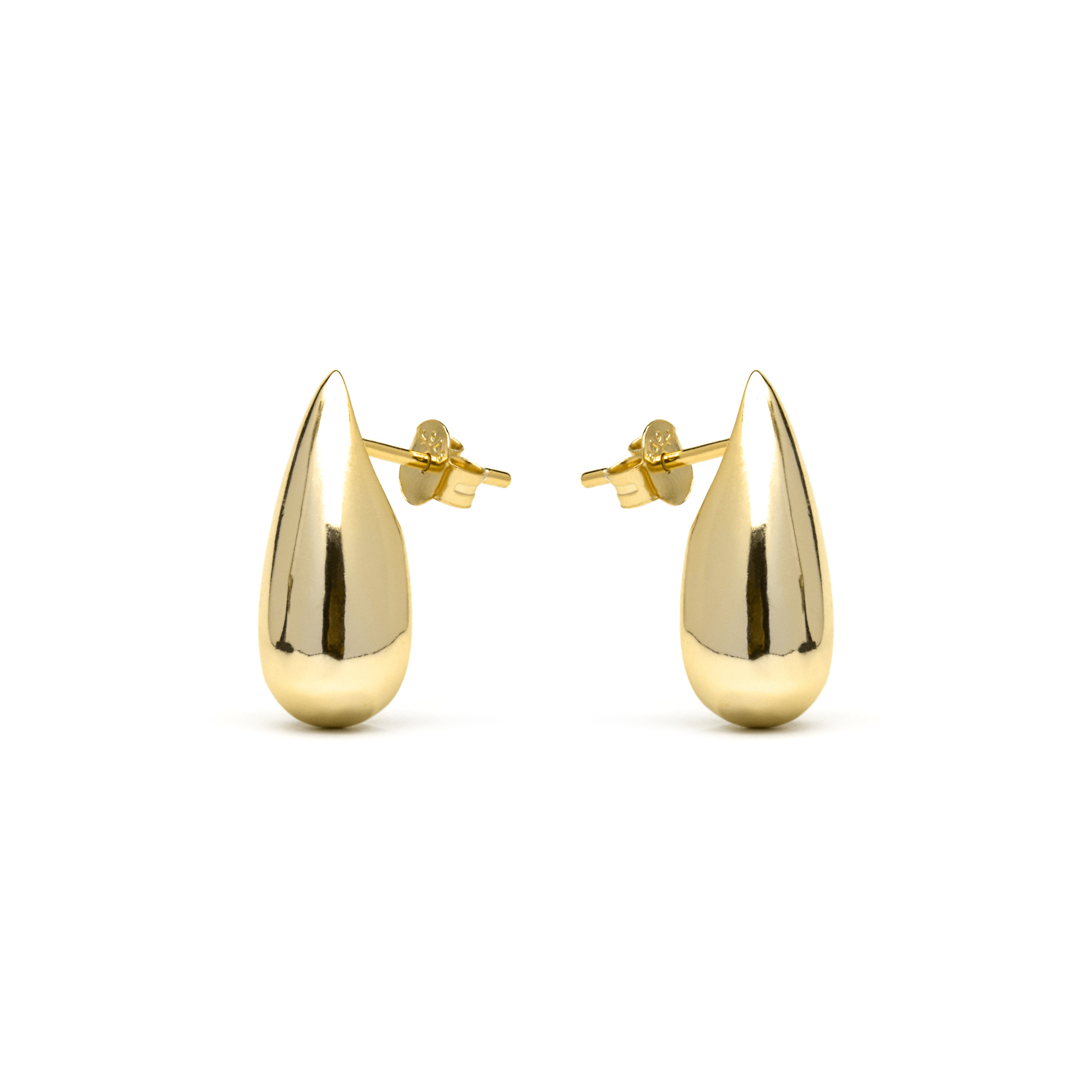 Orecchini in Argento Sterling 925 finitura oro giallo 18k - Leofra