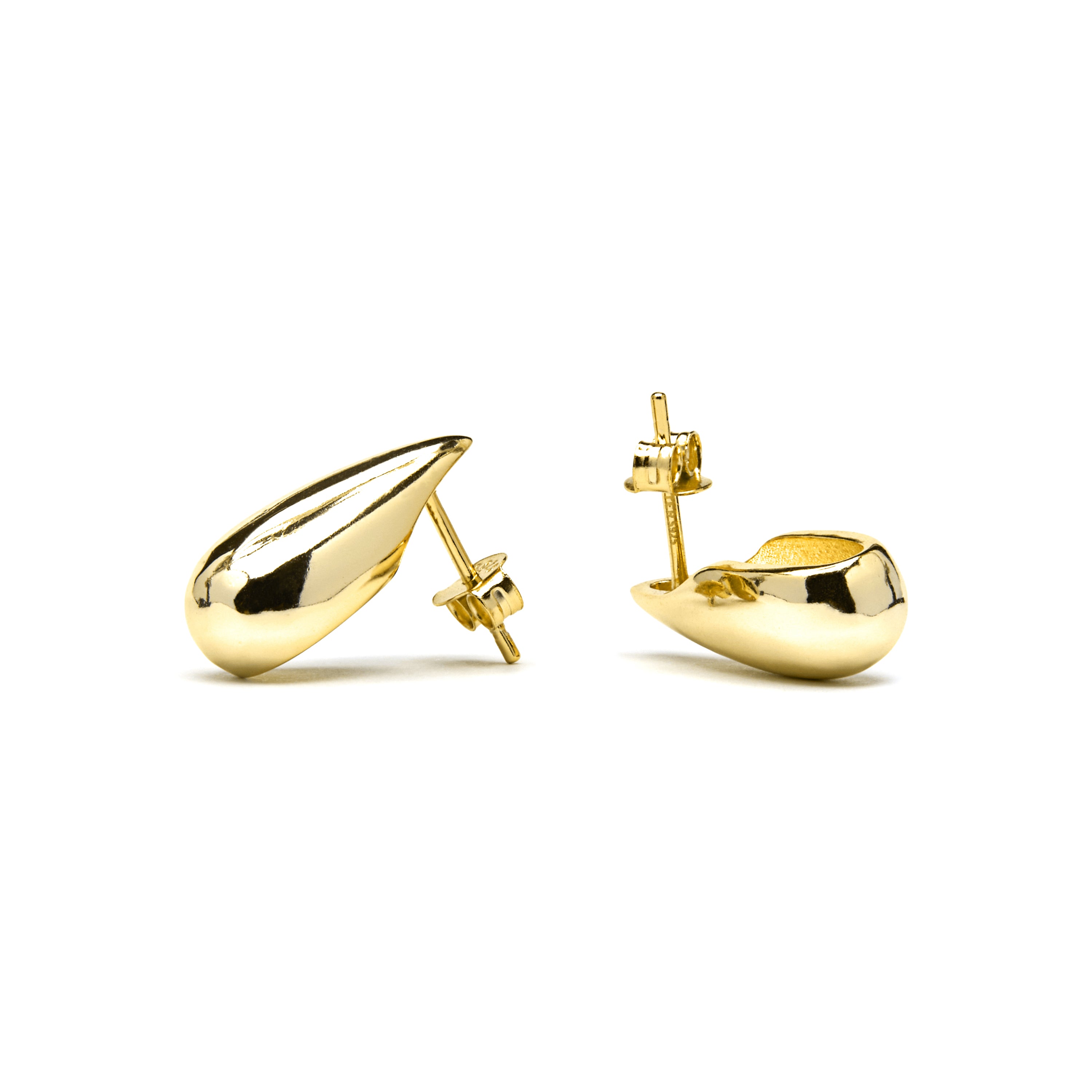 Orecchini in Argento Sterling 925 finitura oro giallo 18k - Leofra