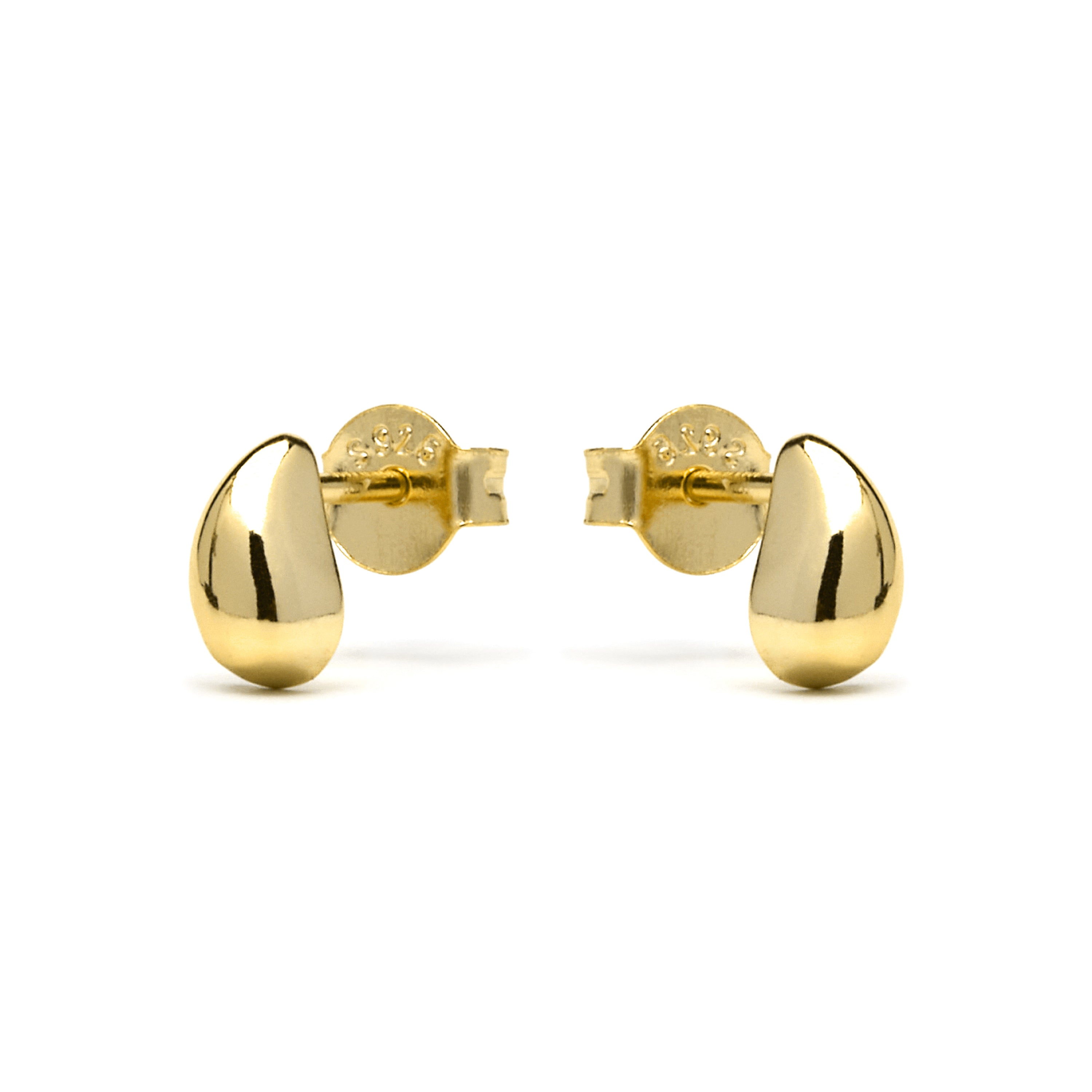 Orecchini in argento sterling 925 con finitura in oro giallo 18k - Nokie