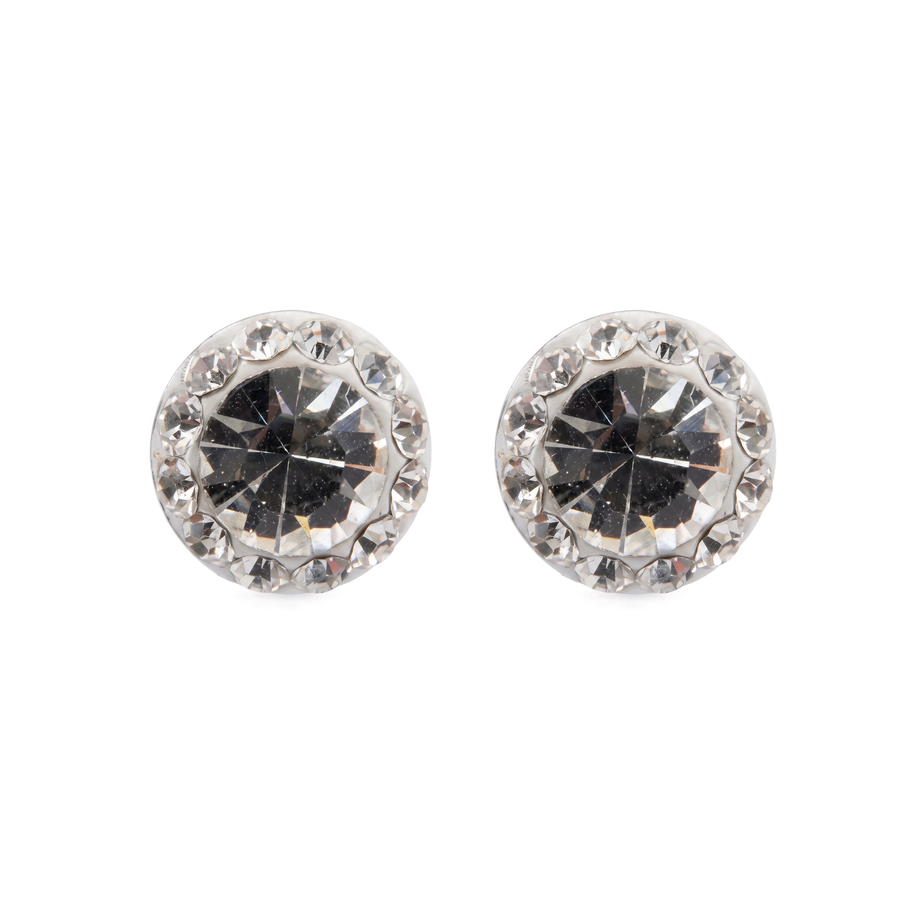 Pendientes de plata de Ley 925 y Circonita Brillante acabado en rodio - Ballith