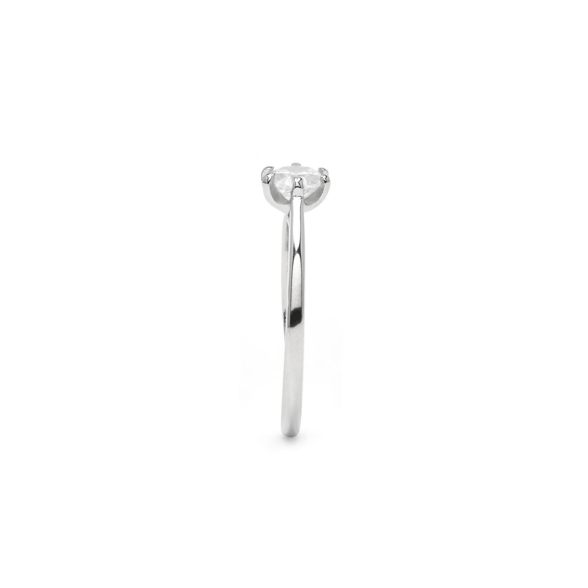 925 Sterling Silver Princess Ring