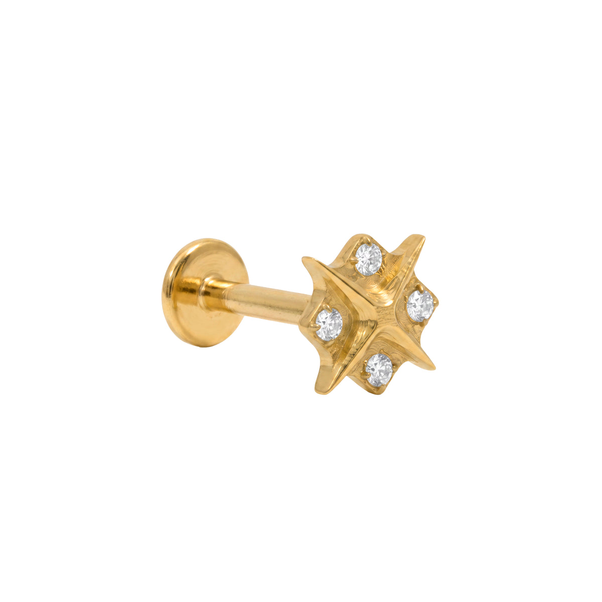 Piercing Circonita Brillante de titanio - Dabu
