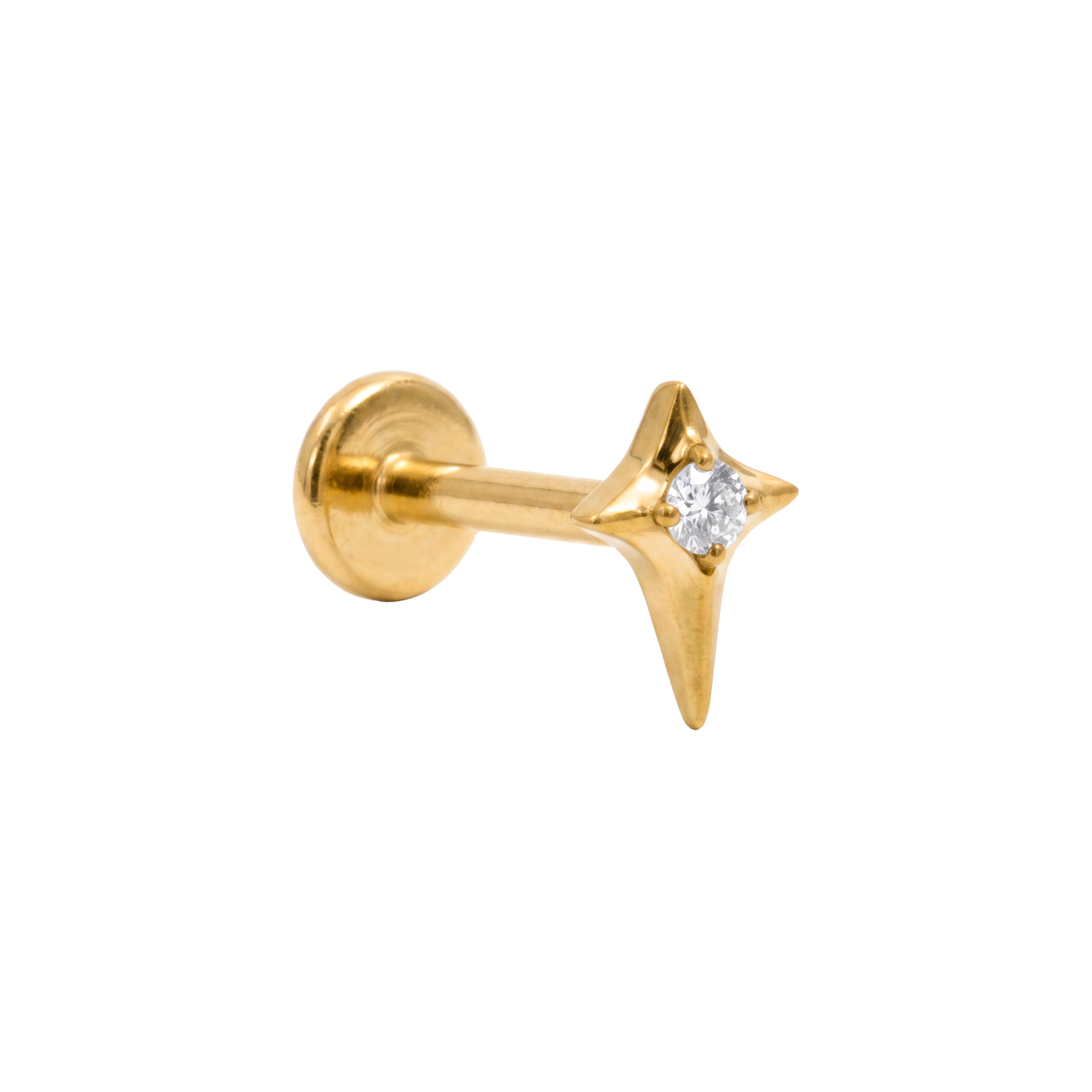 Piercing Circonita Brillante de titanio - Catu