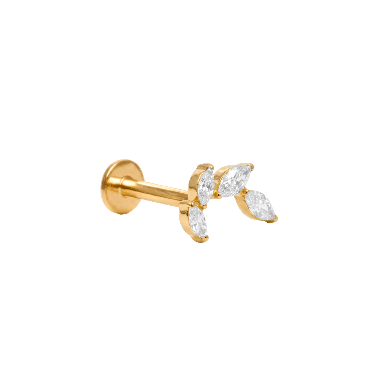 Piercing Circonita Brillante de titanio - Pharras