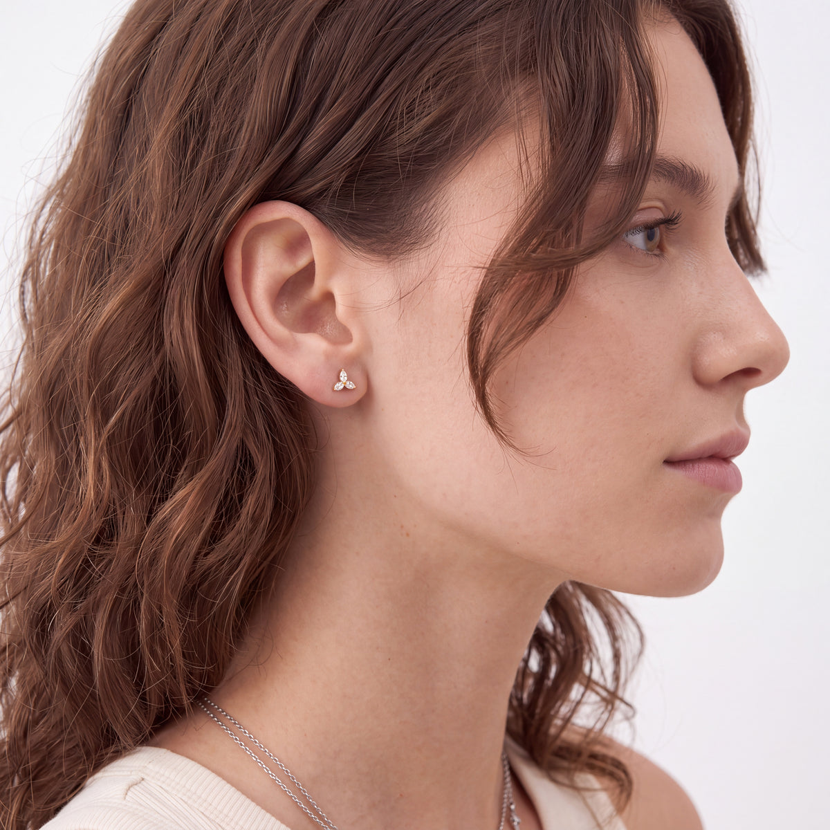 Piercing de titânio com zircónia brilhante - Almon