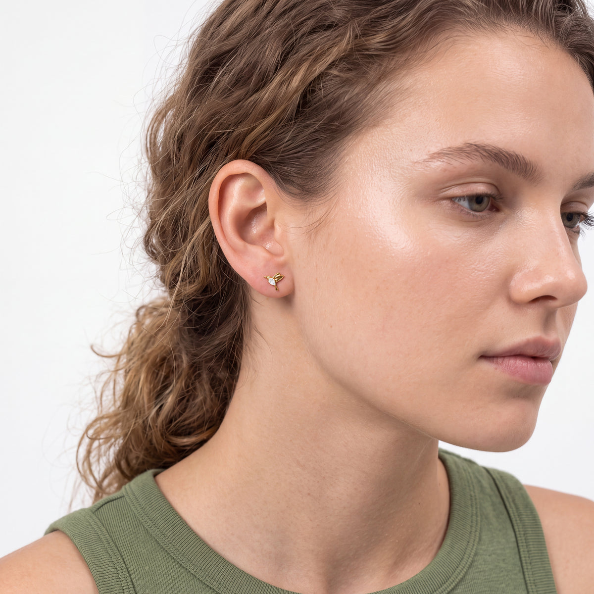 Piercing de titânio com zircónia brilhante - Bele