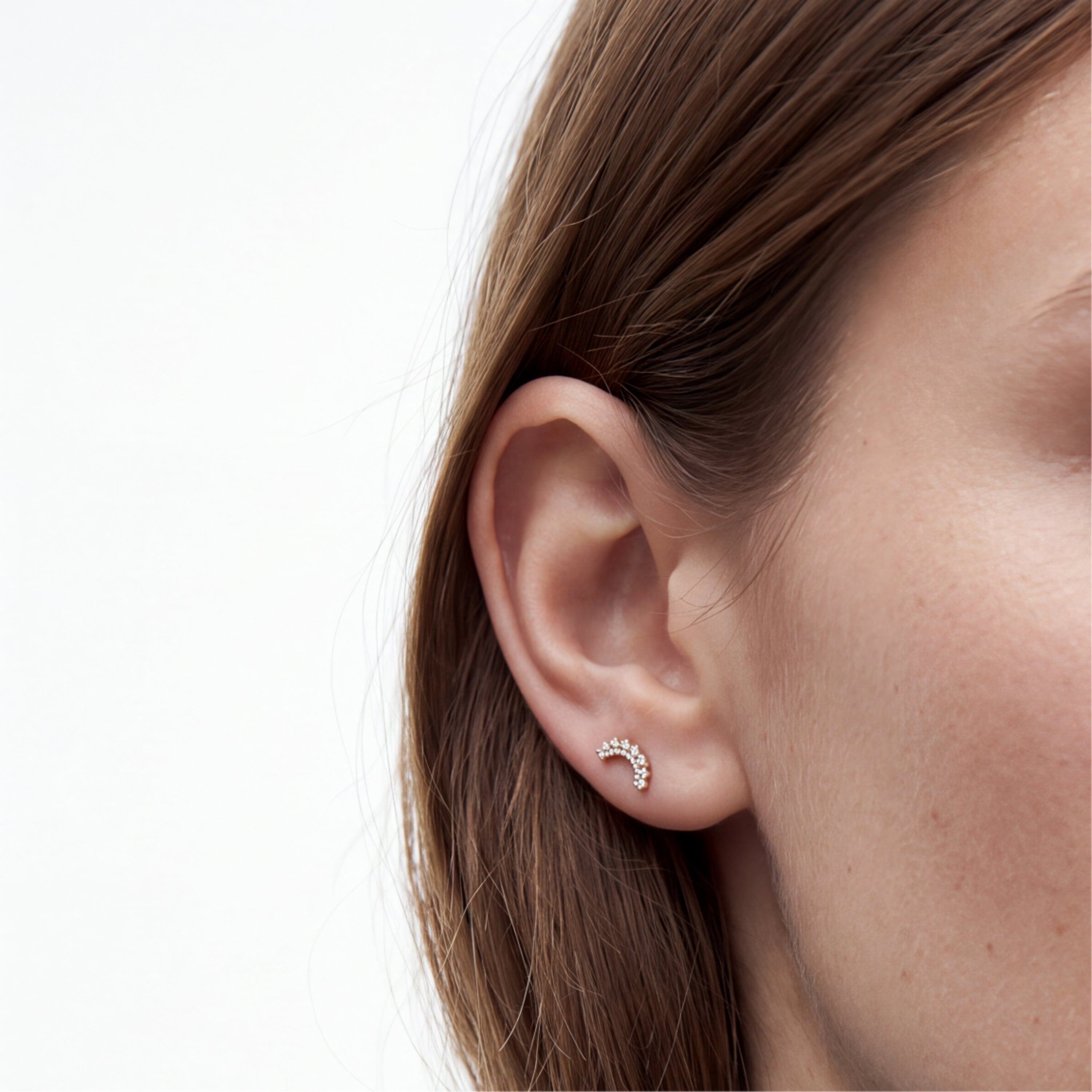 Piercing Circonita Brillante de titanio - Mayza