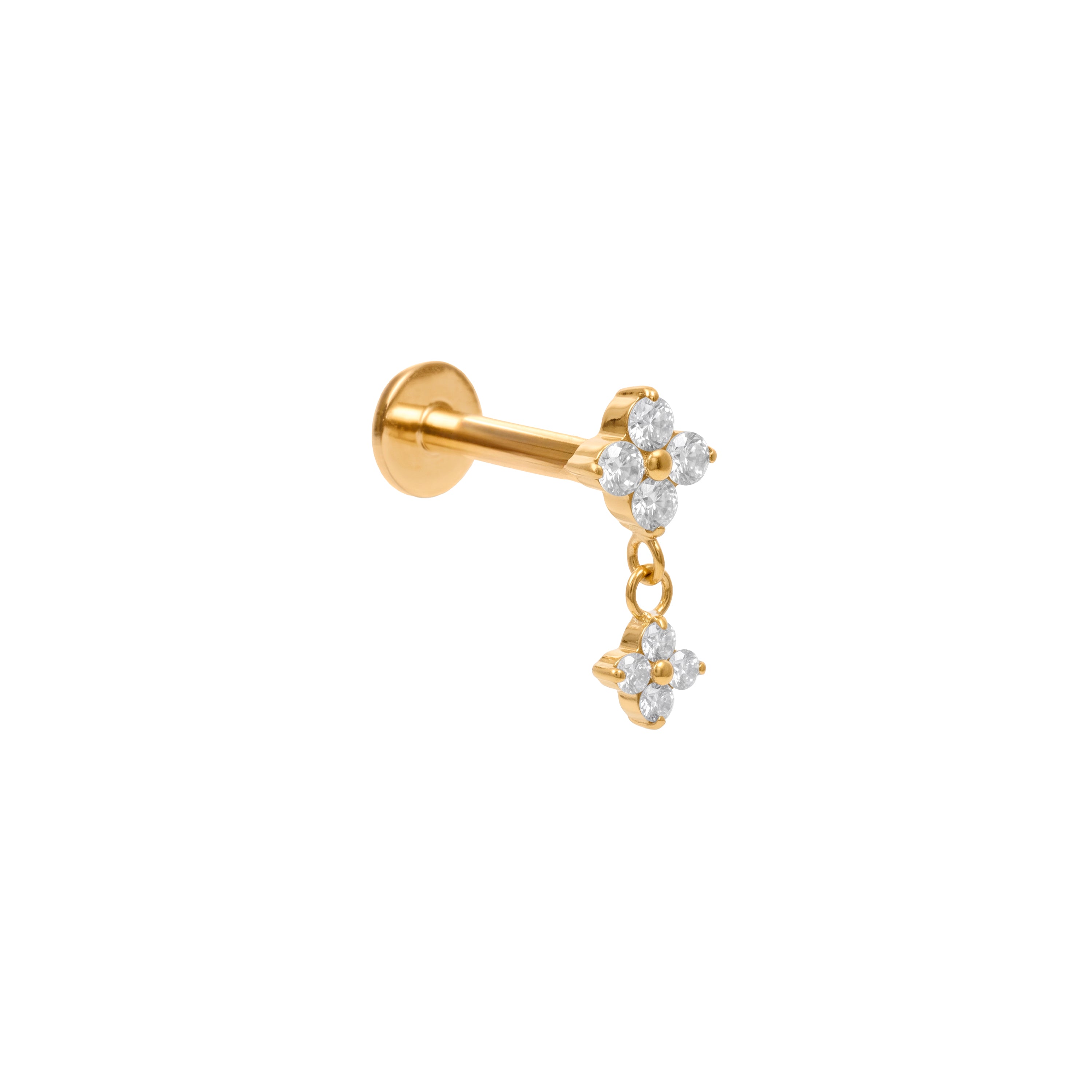 Piercing Circonita Brillante de titanio - Moncer