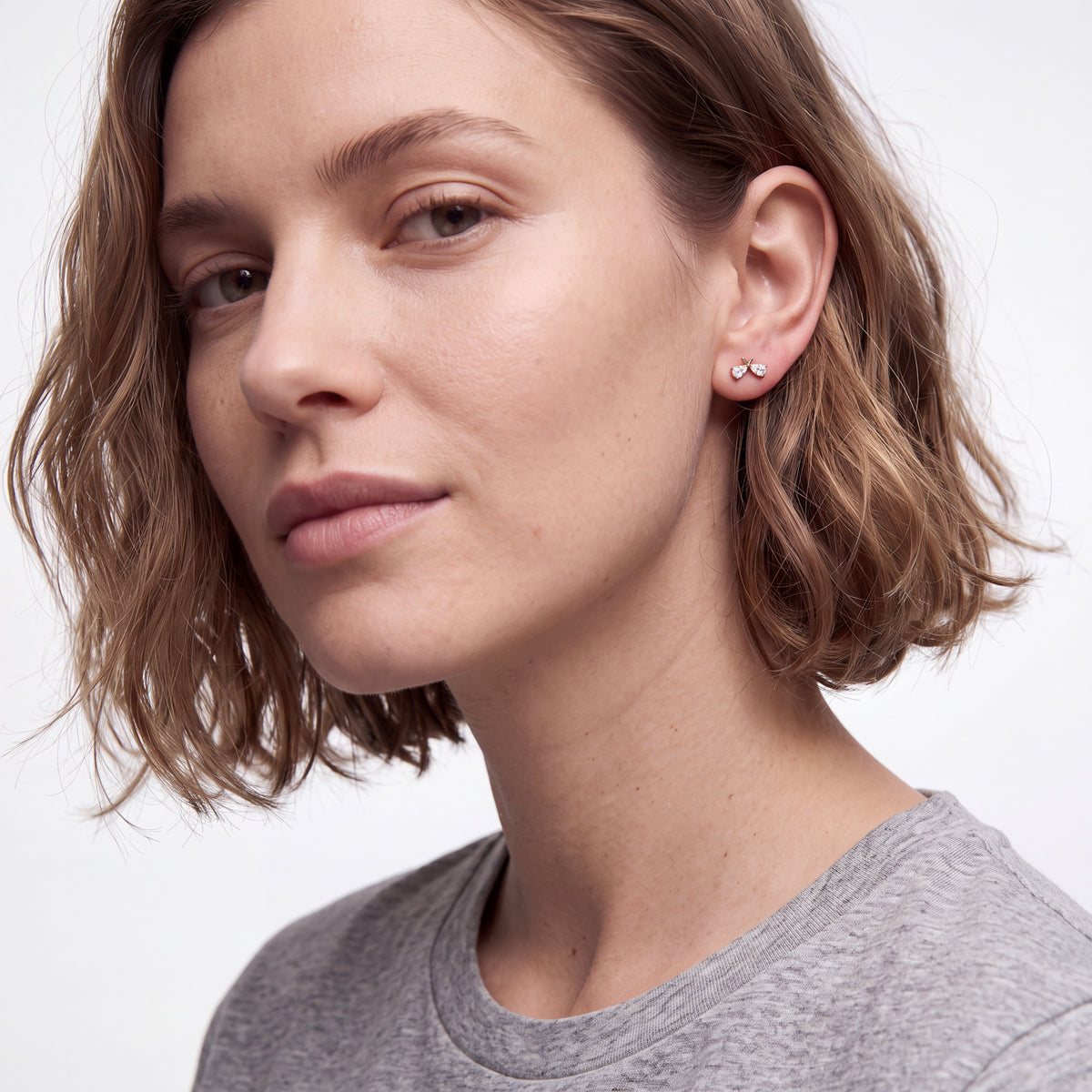 Piercing en titane avec zircone brillante - Ezuvas