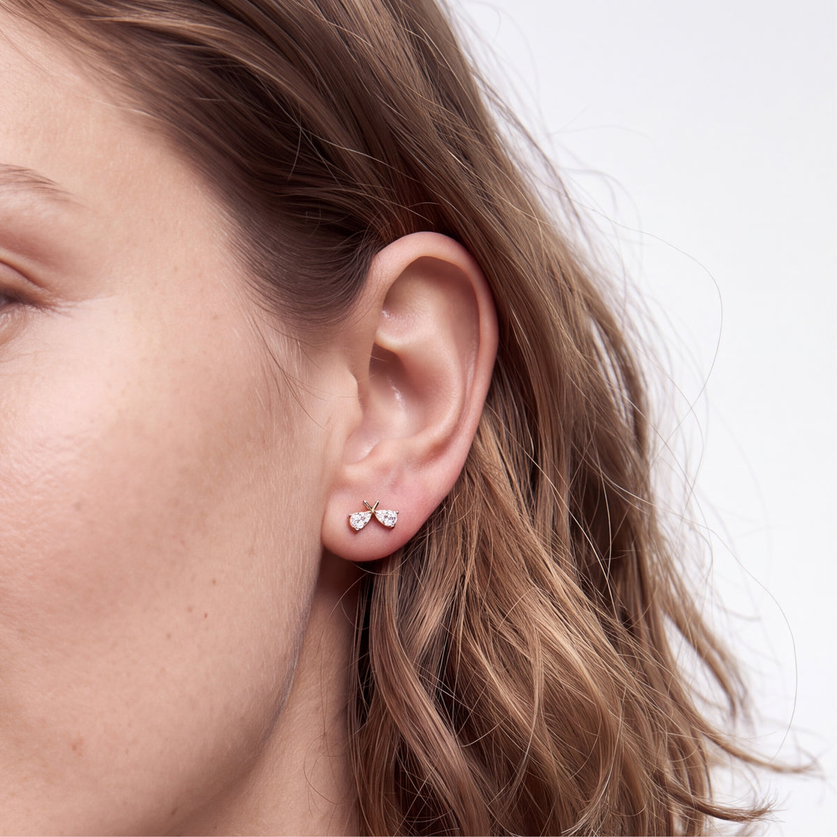 Piercing en titane avec zircone brillante - Ezuvas