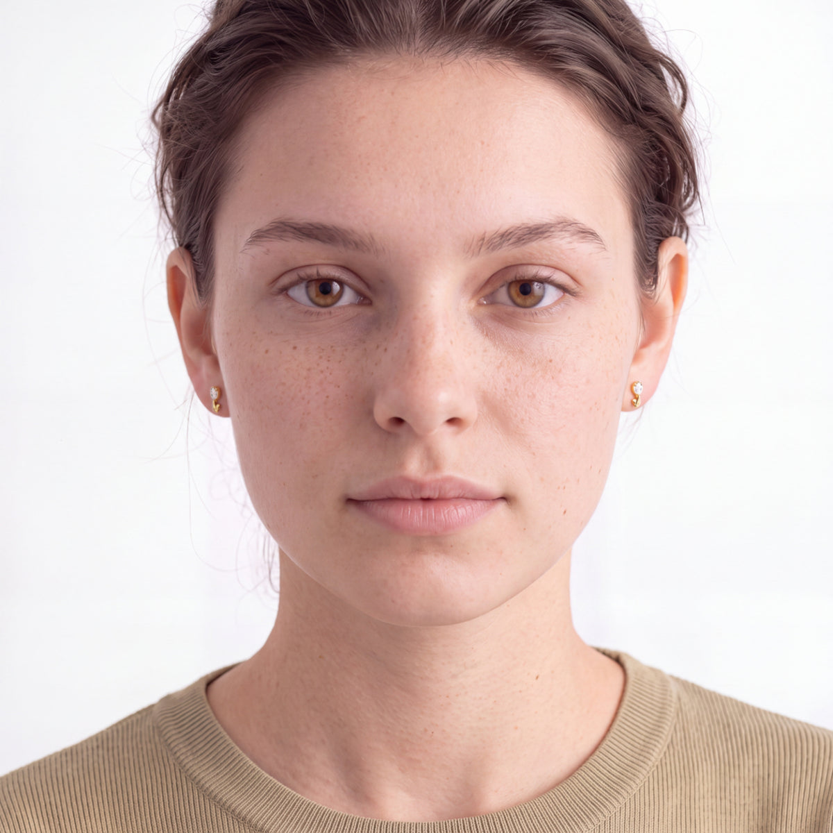 Piercing de titânio com zircónia brilhante - Jakil