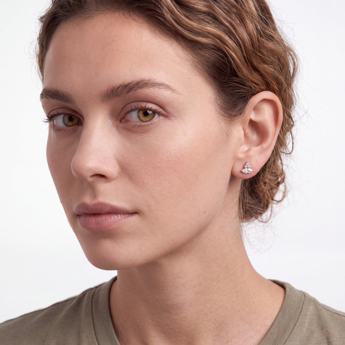 Piercing de titânio com zircónia brilhante - Obo