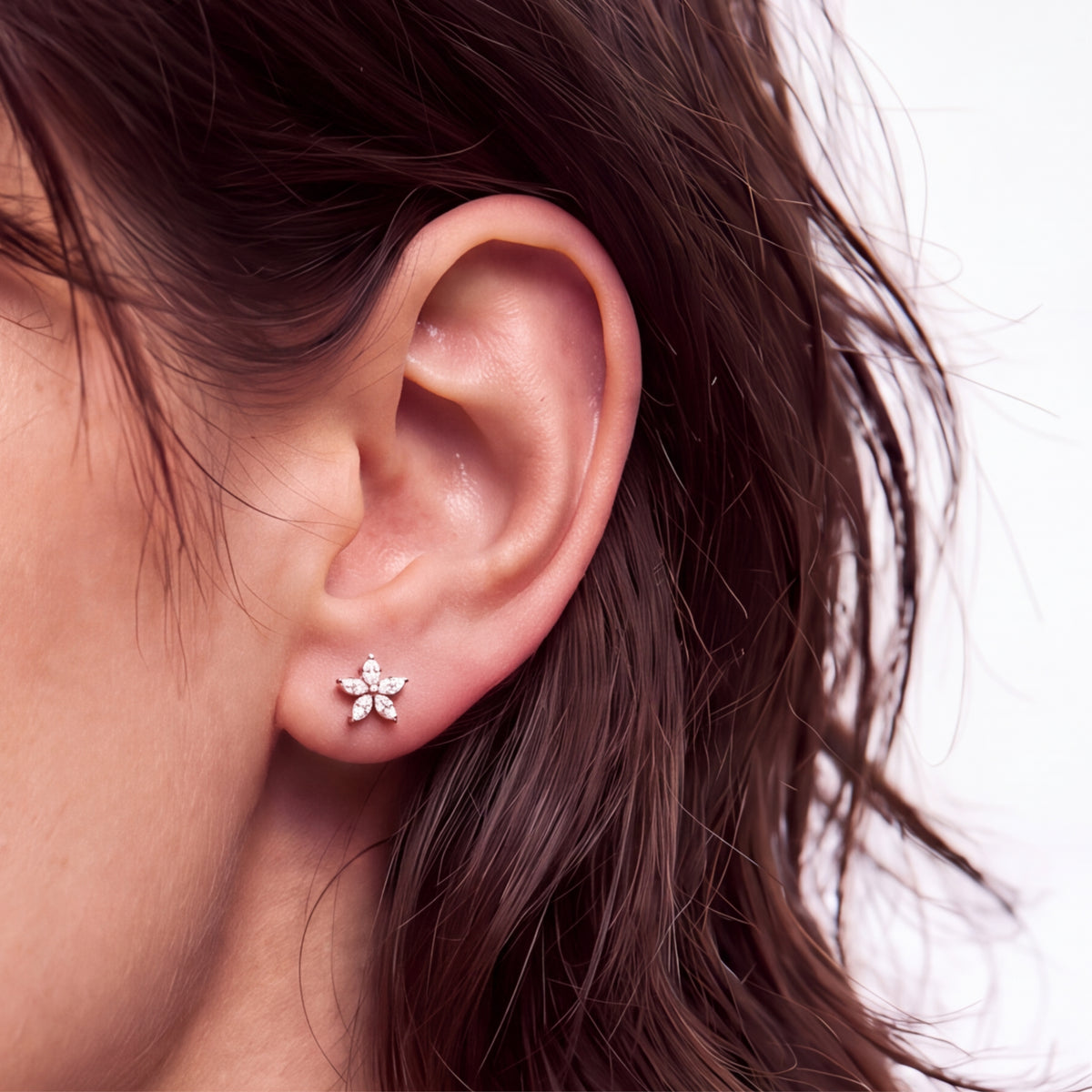 Piercing Circonita Brillante de titanio - Ahkil