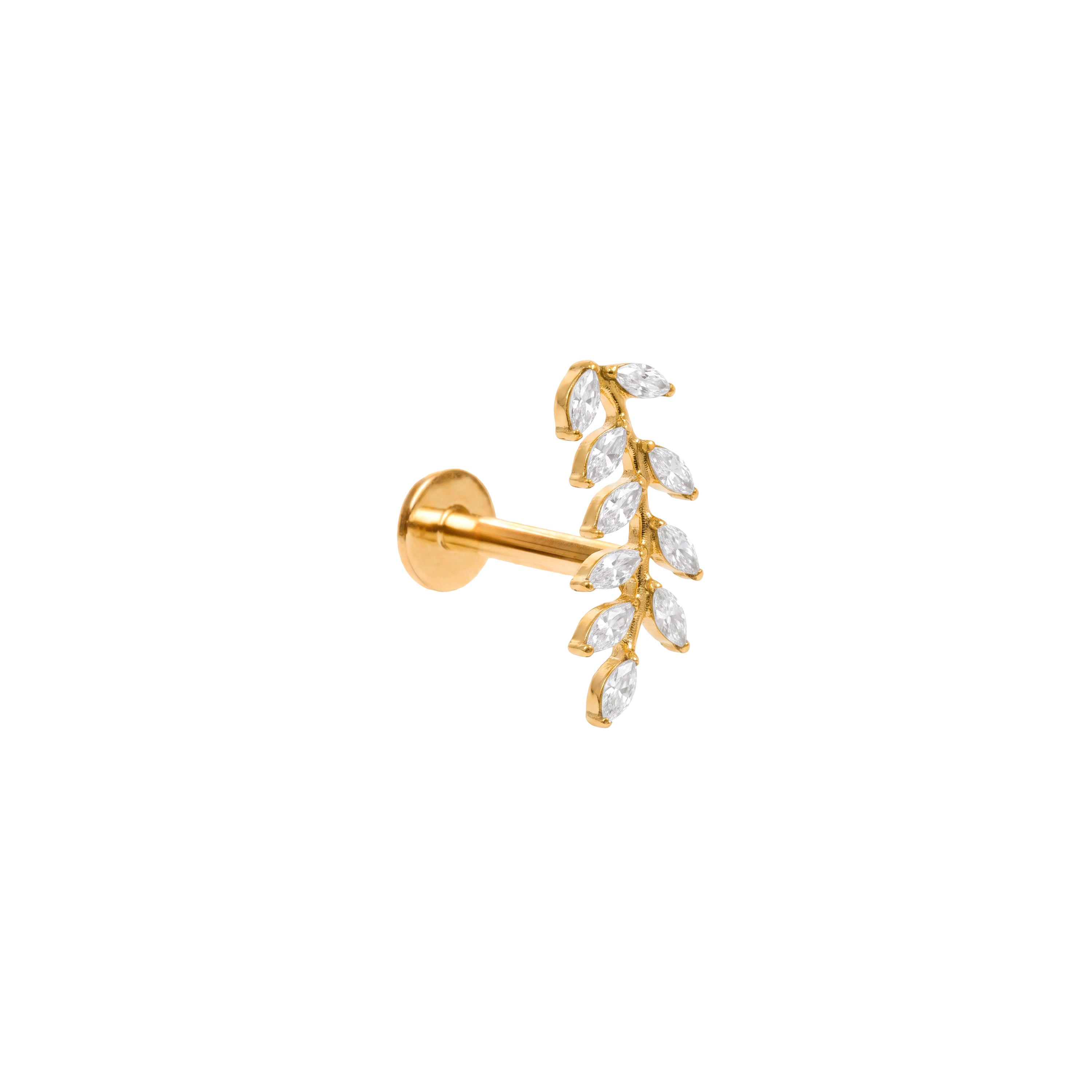 Piercing Circonita Brillante de titanio - Bepru